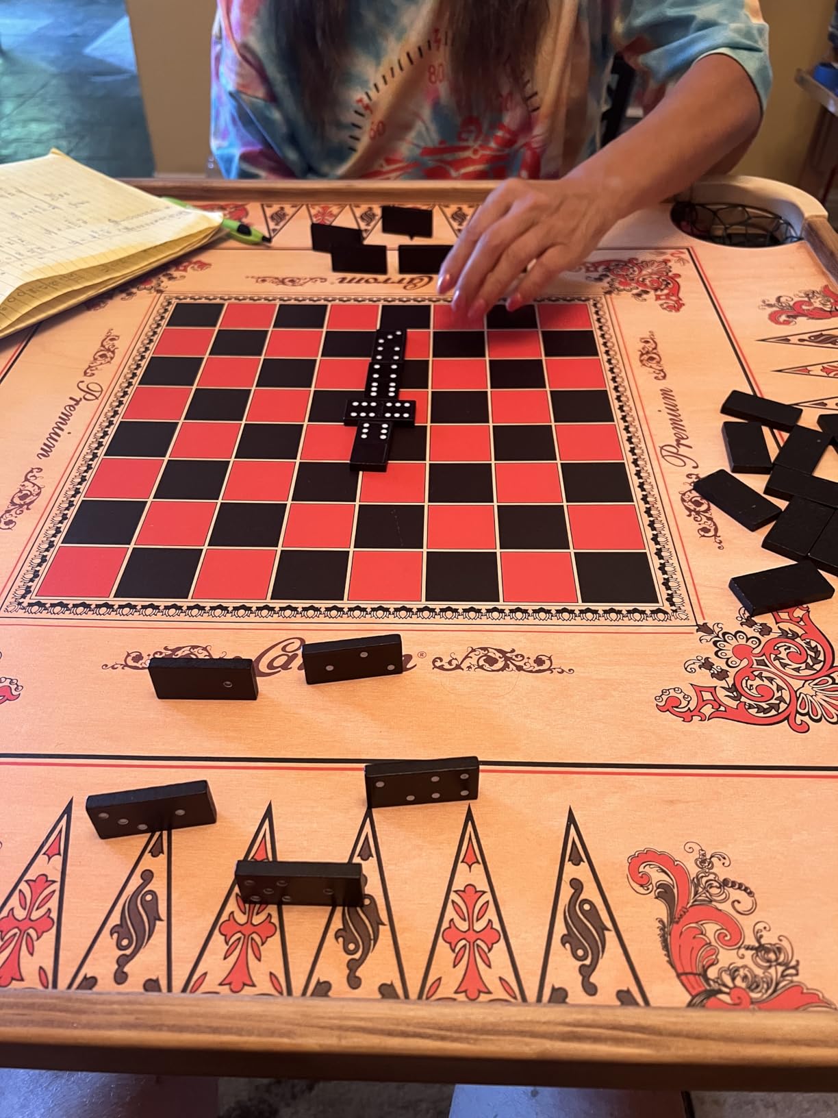 Carrom Board Game Set - Large Board Games for Adults & Children - Over 85 Board Games for Family Game Night - All in One Board Game Set customer photo 2