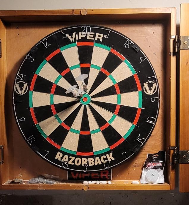 Viper by GLD Products Razorback Sisal/Bristle Steel Tip Dartboard customer photo 1