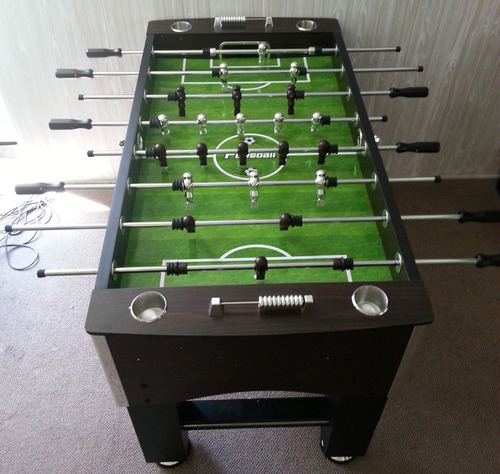 Hathaway Primo 56-In Foosball Table for Family Game Room - Wood Grain Finish customer photo 2