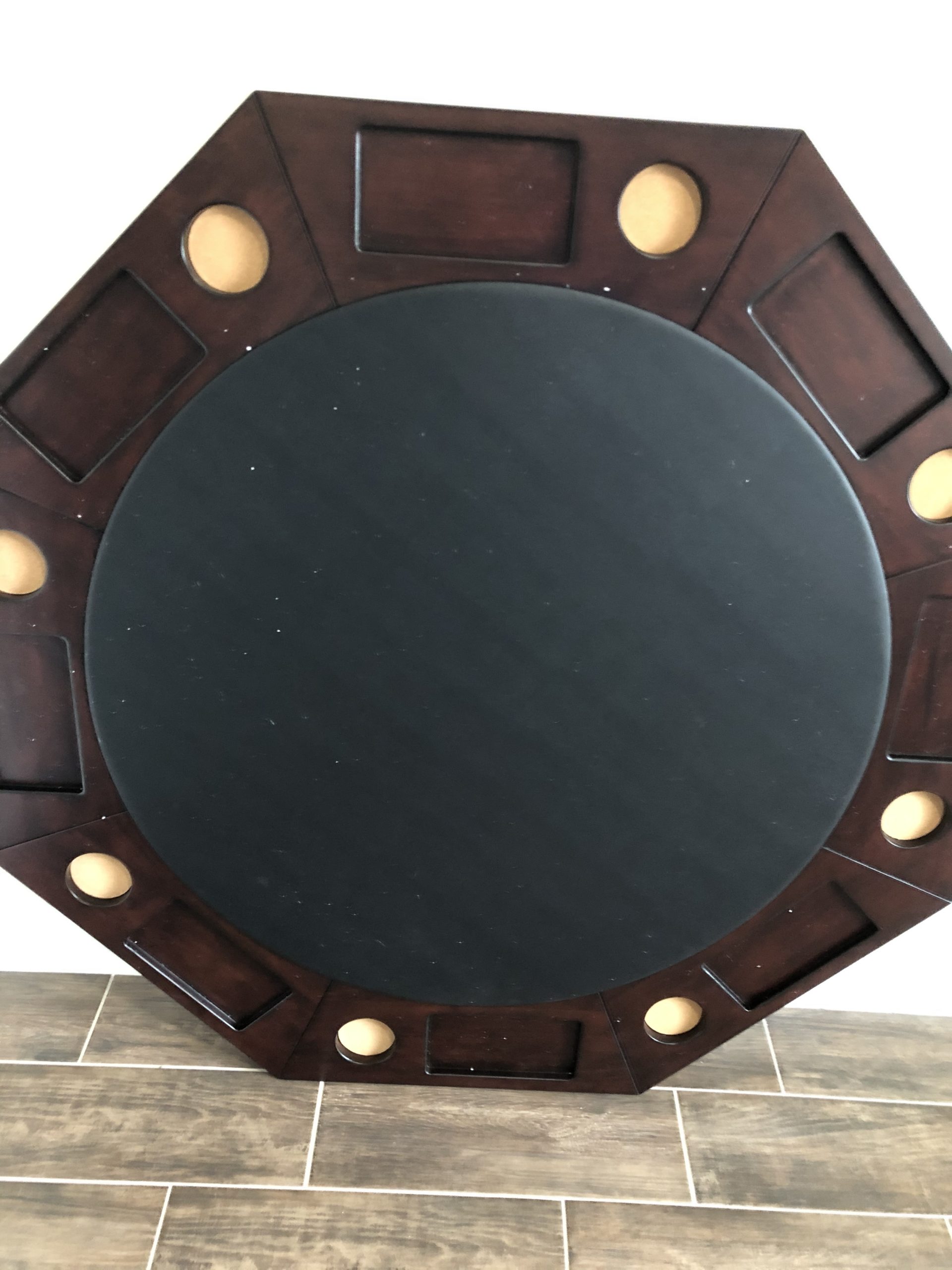 Combination 3 in 1 Poker/Game Table (Mahogany Finish) customer photo 2