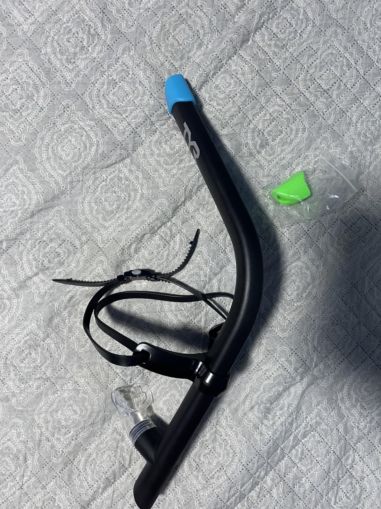 TYR Ultralite Elite Swim Snorkel - Adult Snorkeling Gear for Swimming Training - Ultra-Lightweight and Comfortable customer photo 1