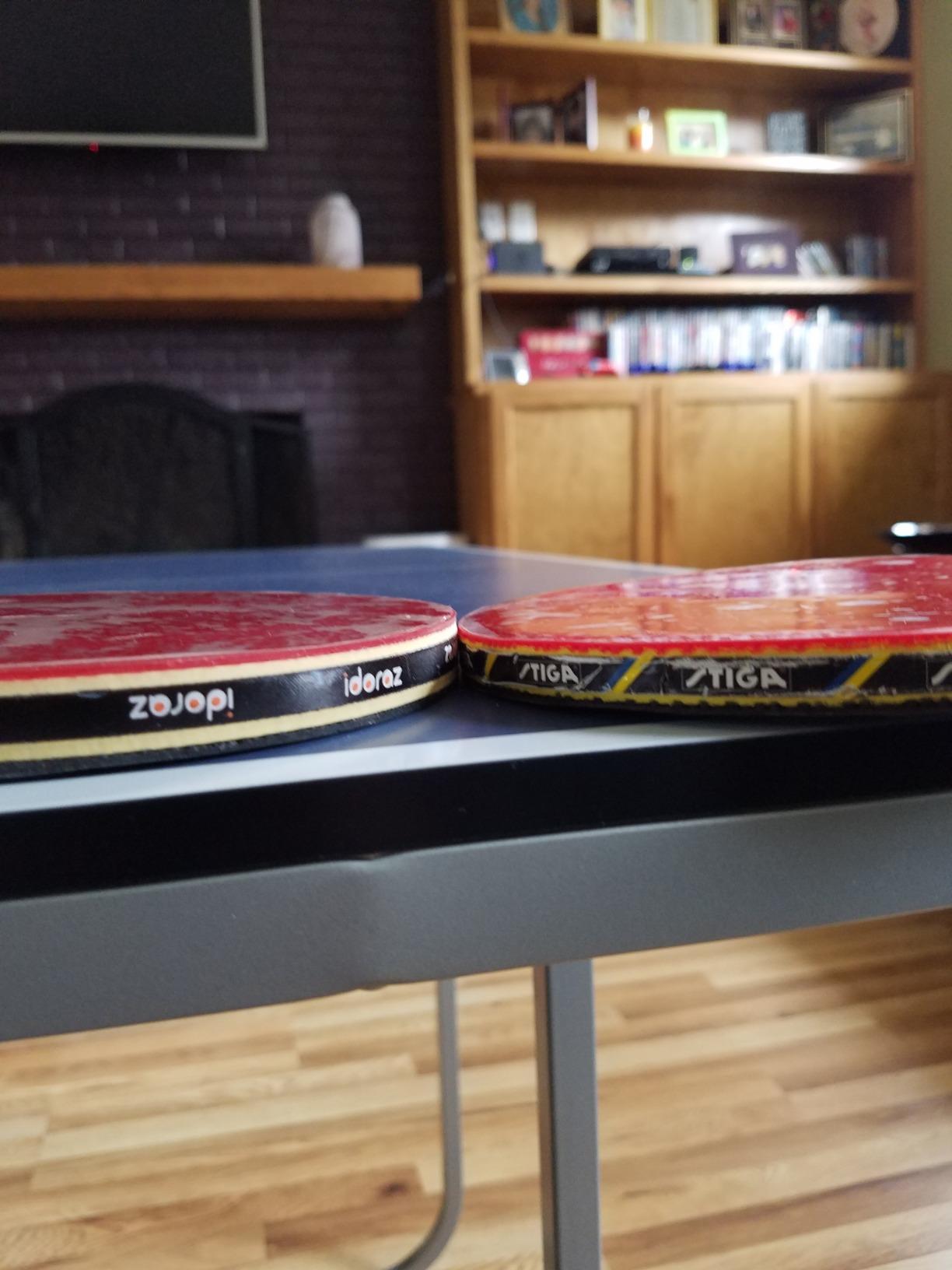 Professional Ping Pong Paddle - Best Table Tennis Racket with Carrying Case ITTF Approved Rubber - Premium Ping Pong Paddles with Top Speed 99 Spin 93 Control 90 for All Levels customer photo 2