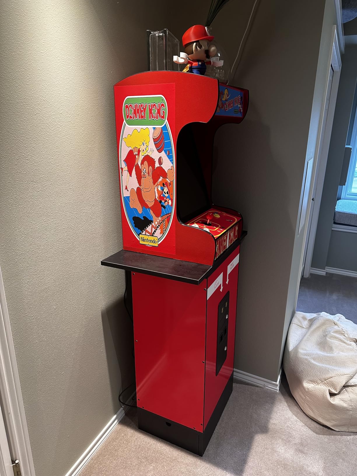 Doc and Pies Arcade Factory Classic Home Arcade Machine - Tabletop and Bartop - 412 Retro Games (Red) customer photo 1