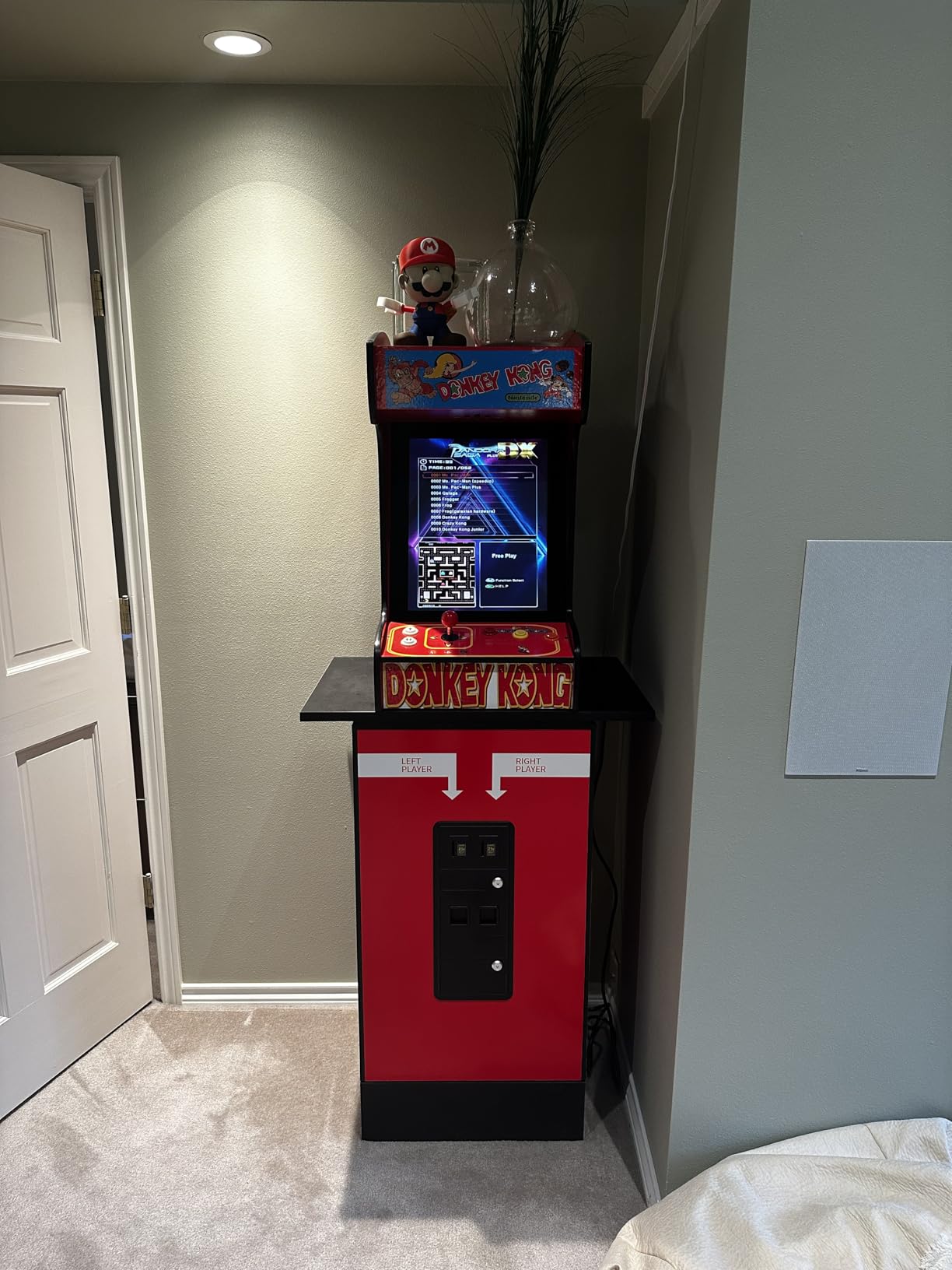Doc and Pies Arcade Factory Classic Home Arcade Machine - Tabletop and Bartop - 412 Retro Games (Red) customer photo 2