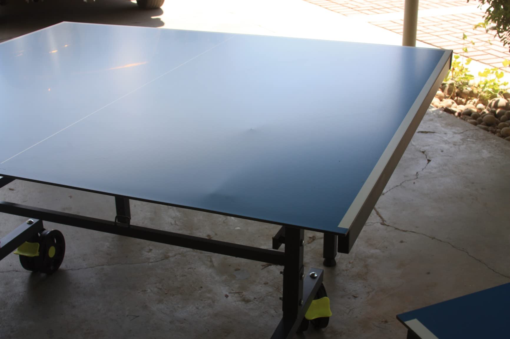 JOOLA NOVA Outdoor Ping Pong Table with Waterproof Table Tennis Net Set - Quick Assembly - All Weather Aluminum Composite Surface - Tournament Quality - Indoor & Outdoor Compatible customer photo 2