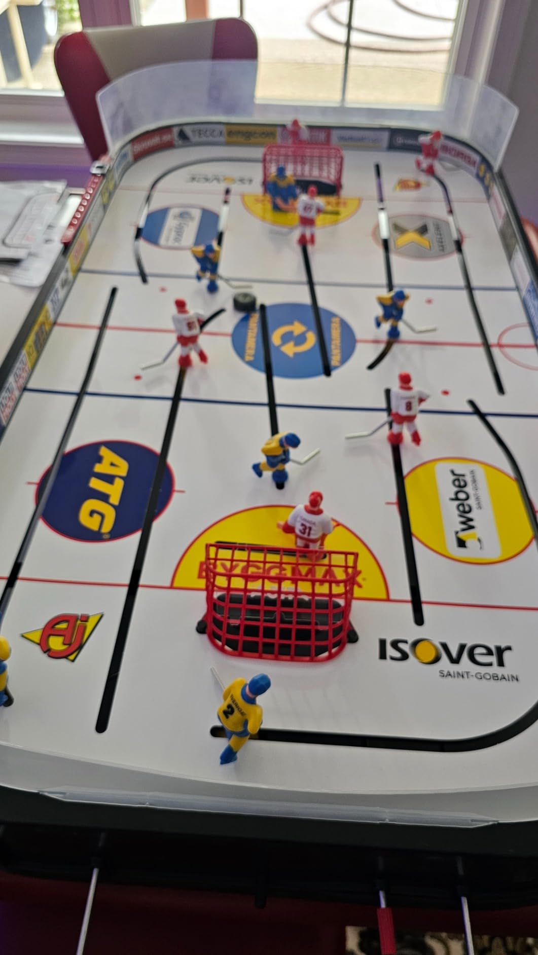 Stiga Tabletop Ice Hockey Game Play Off 21 Sweden-Canada, Black/White, 96 x 50 cm customer photo 1