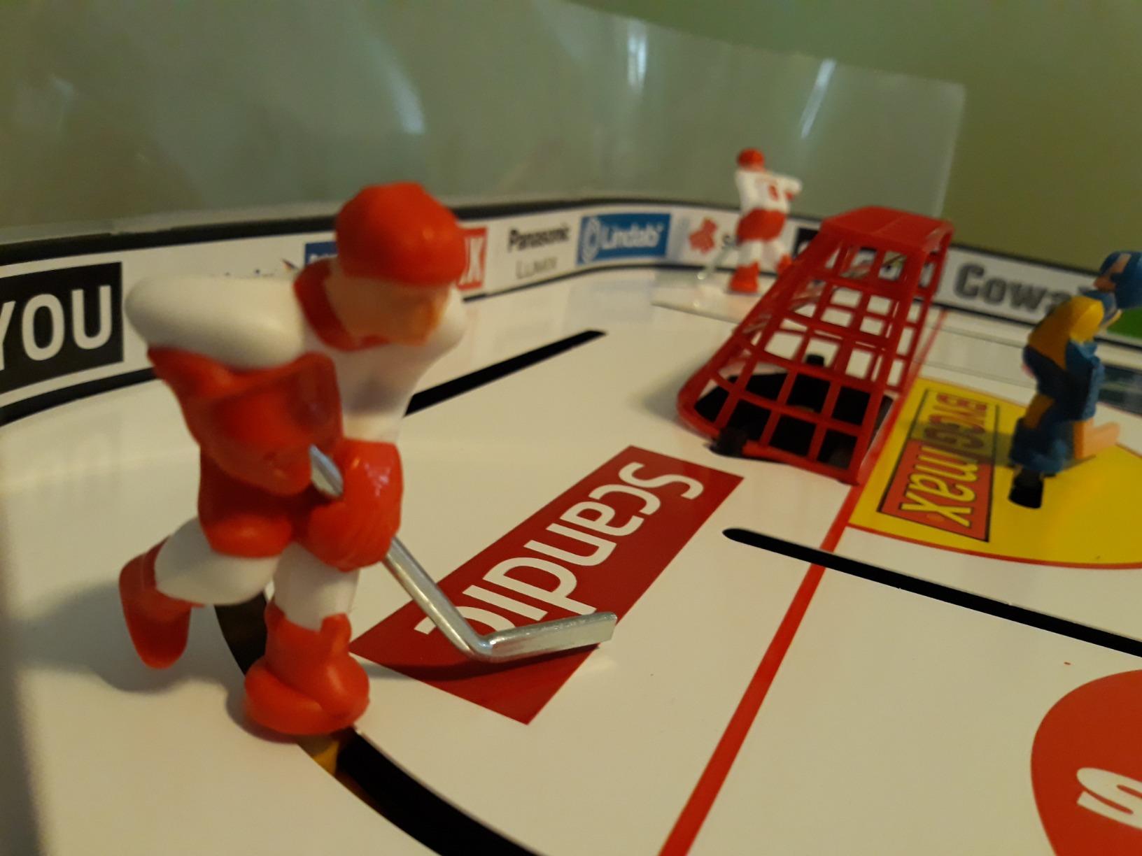 STIGA Table-Top Rod Hockey Game Play Off 21 - Classic Ice Hockey Action with Enhanced Features, Easy Assembly, Includes 2 Pucks customer photo 2
