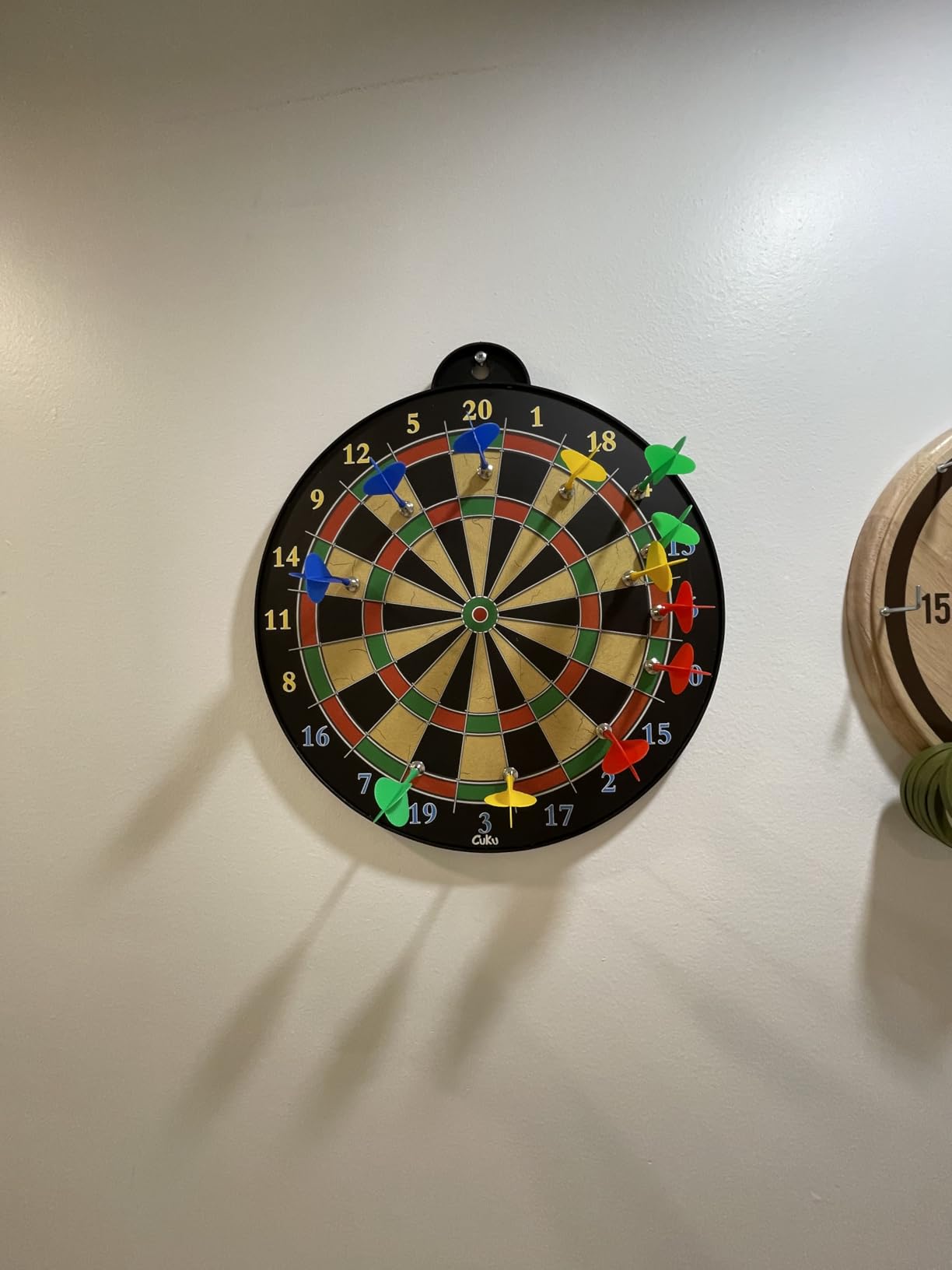 Dart Board - 12pcs Magnetic Darts - Excellent Indoor Game and Party Games - Gifts for 5 6 7 8 9 10 11 12 Year Old Boy Kids customer photo 1