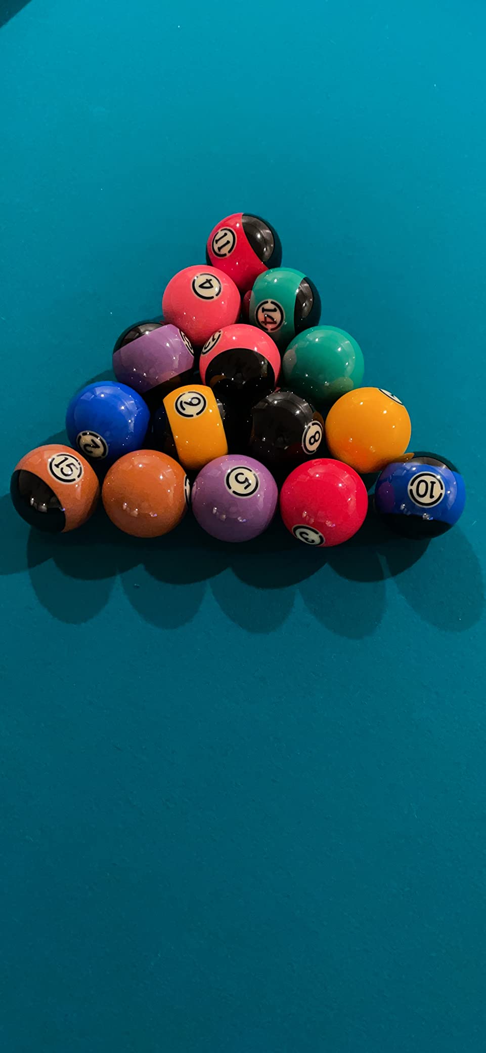 Aramith Tournament Black TV Billiard Pool Ball Set 2 1/4