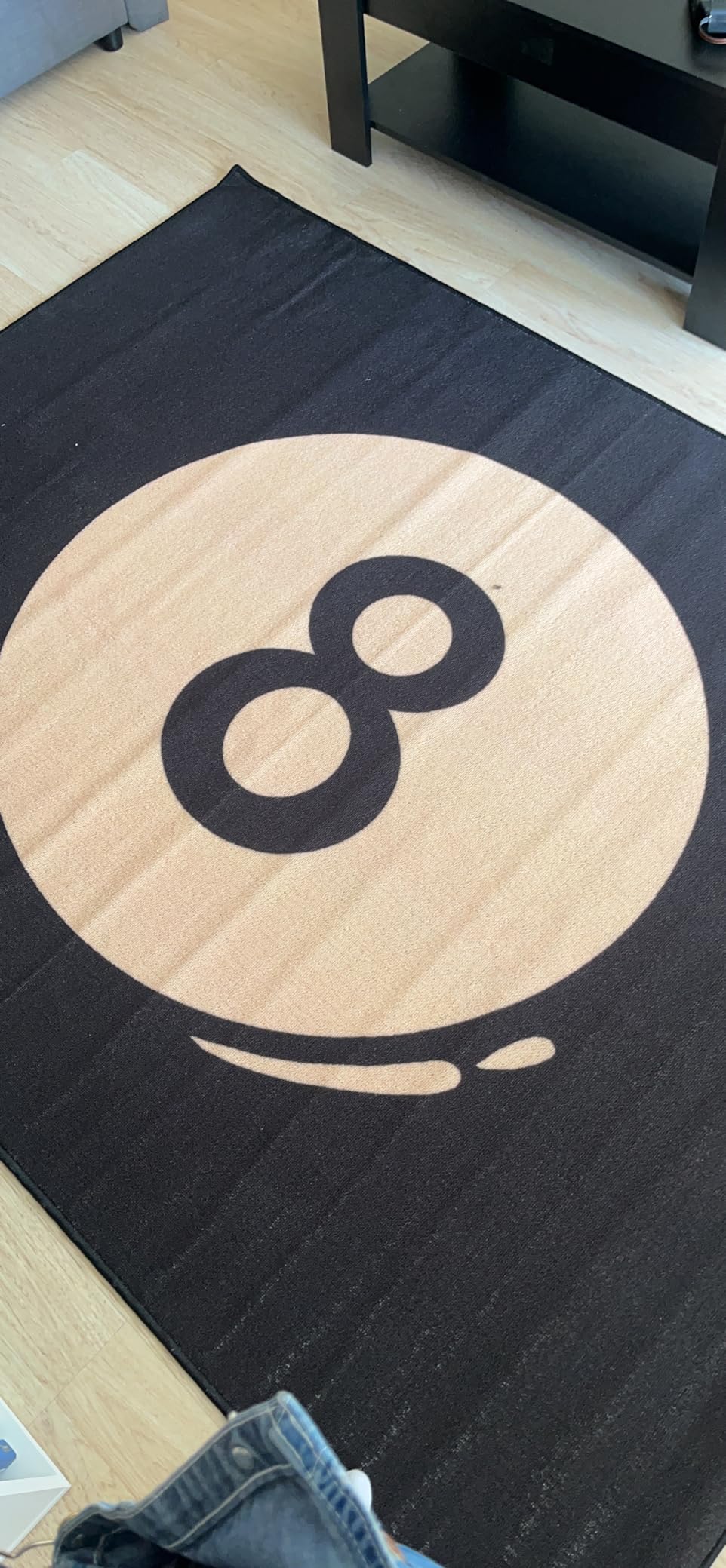 Champion Rugs Eight Ball Pool Table Billiard Area Rug (5' 3