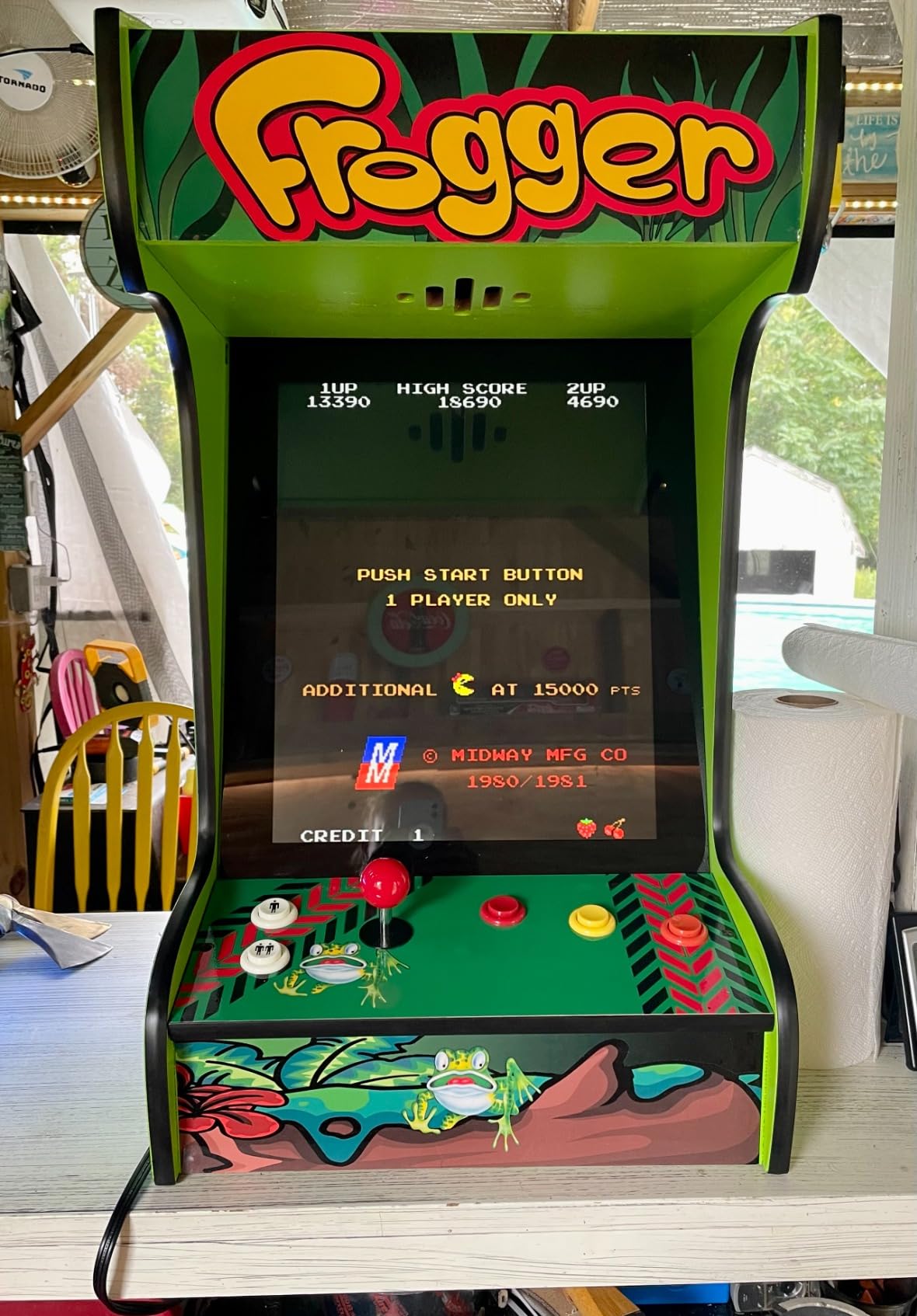 Doc and Pies Arcade Factory Classic Home Arcade Machine - Tabletop and Bartop - 412 Retro Games customer photo 2
