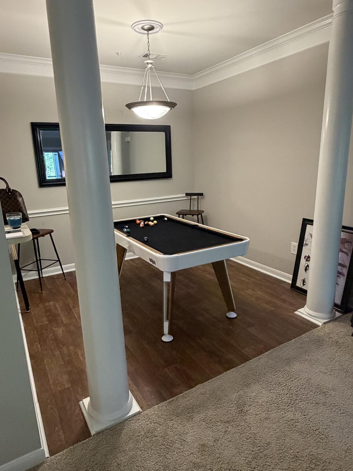 Hall of Games Billiard Tables Multiple Styles, Pool Tables with Preassembled Playfields and Complete Billiard Accessory Sets, Perfect for Family Game Rooms customer photo 2