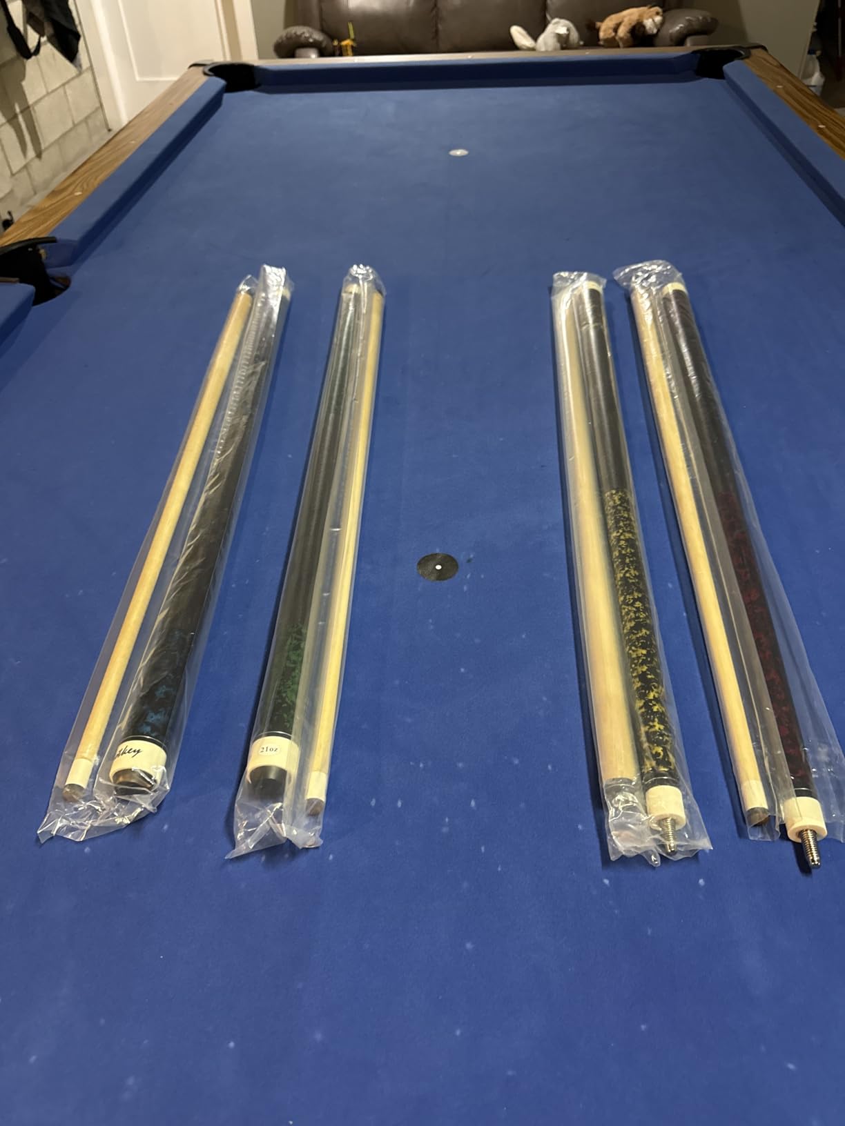 LOTKEY Pool Cue Sticks for Adults, Super Straightened Up 58'' 18 19 20 21 oz Billiard Cues Canadian Maple customer photo 1