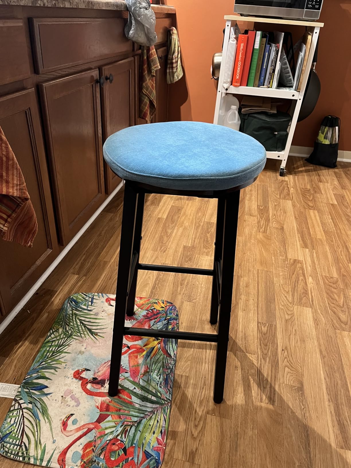 HOOBRO Bar Stools, Barstools Set of 2,Counter Height Barstools, 24.8