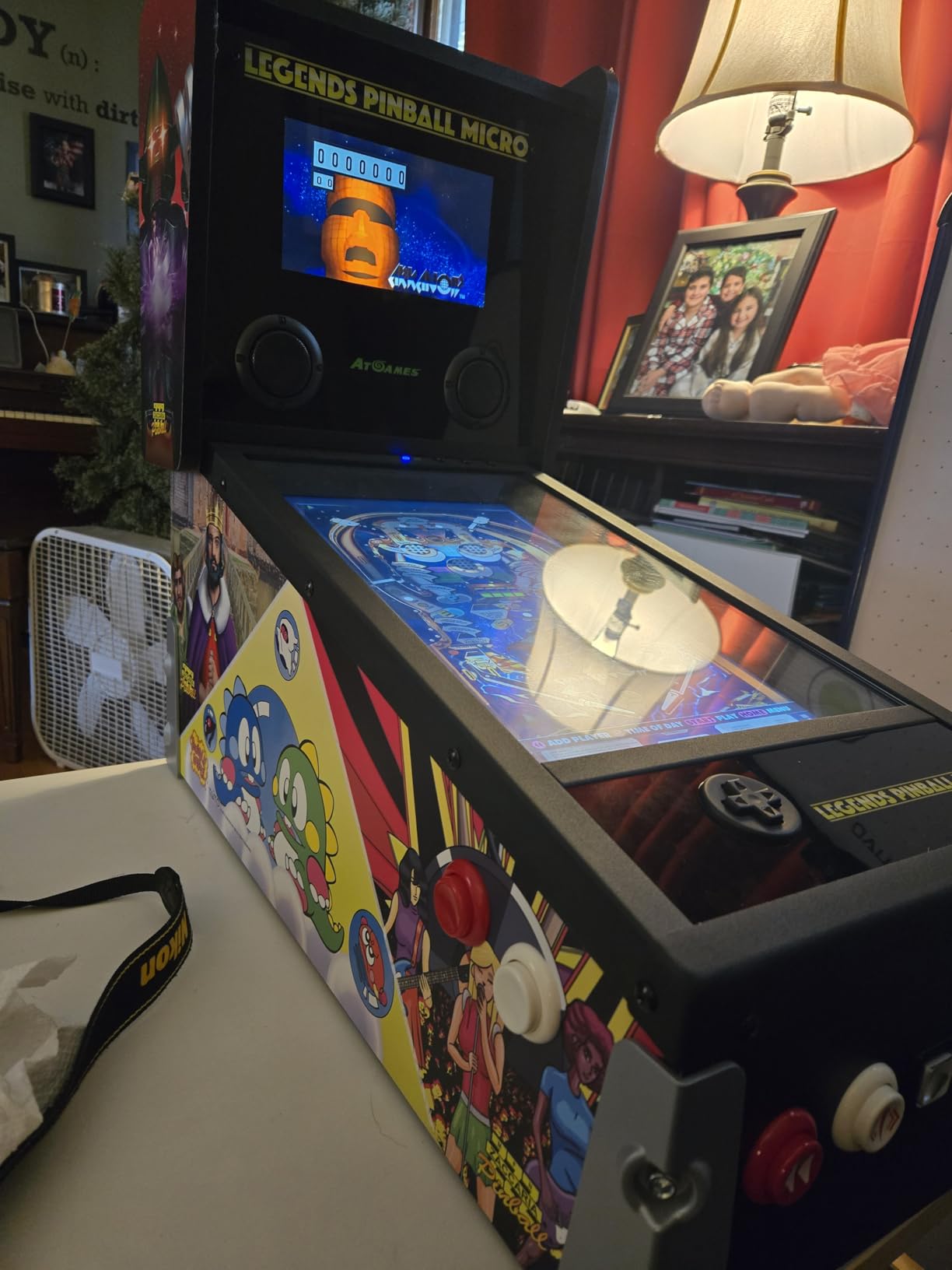 Legends Pinball Micro, Arcade Machine Console, Classic Retro Video Games, 50 Built in Licensed Pinball Games, Space Invaders, Bubble Bobble, Time Machine, WiFi, HDMI, Bluetooth customer photo 1