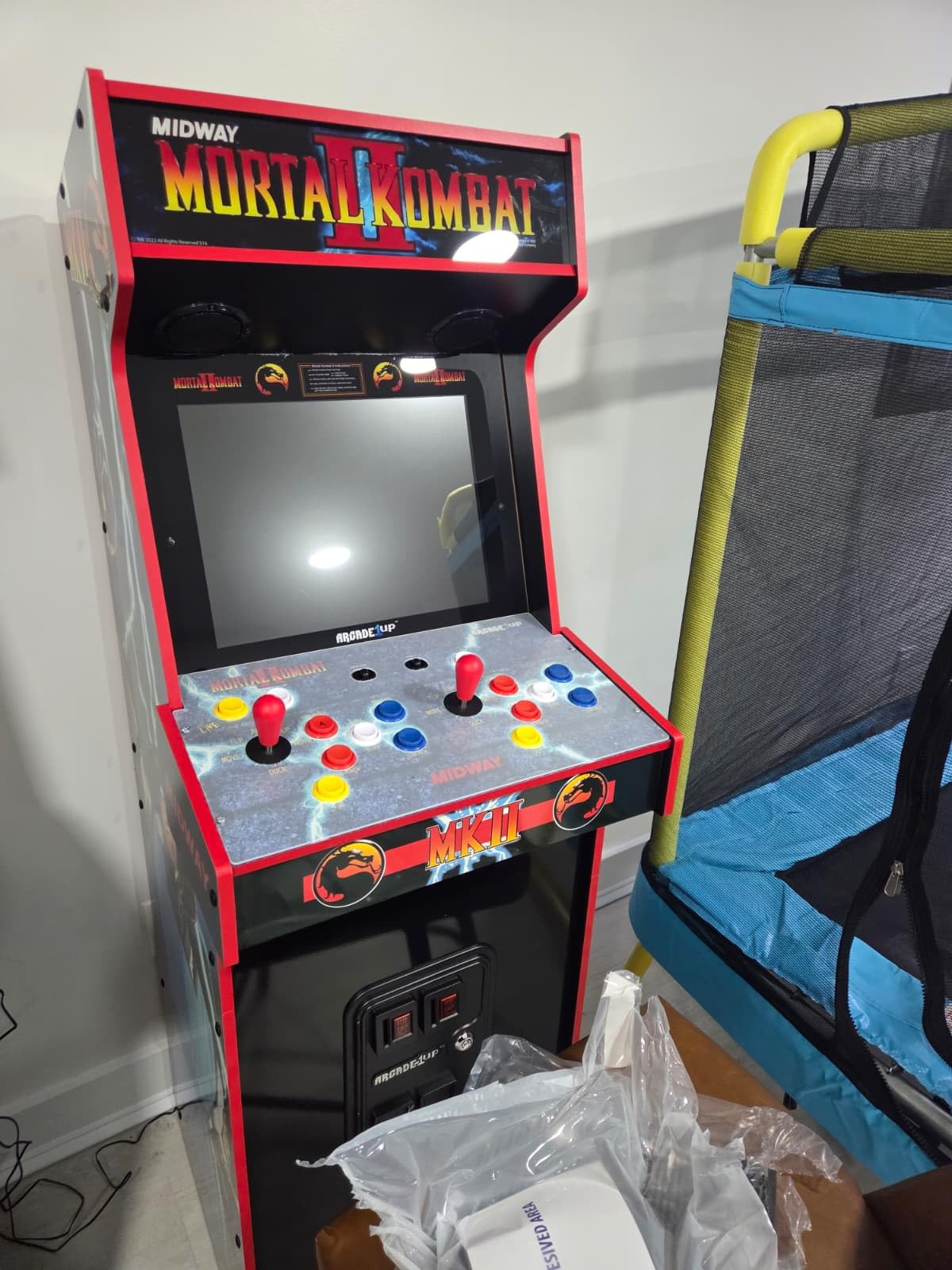 Arcade1Up Mortal Kombat II Deluxe Arcade Machine for Home - 5 Feet Tall - 14 Classic Games customer photo 1