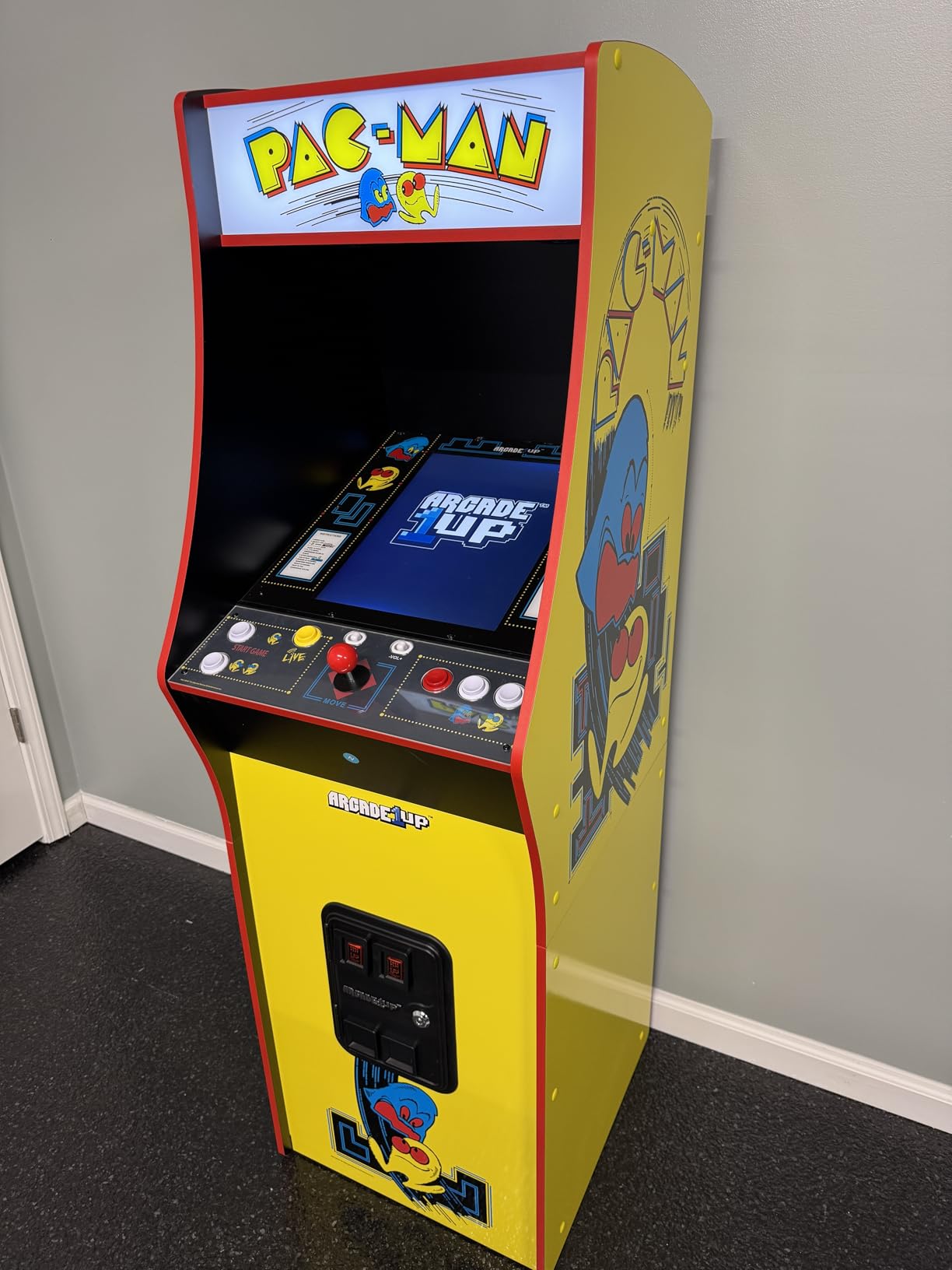 Arcade1Up PAC-Man Deluxe Arcade Machine for Home - 5 Feet Tall - 14 Classic Games customer photo 2