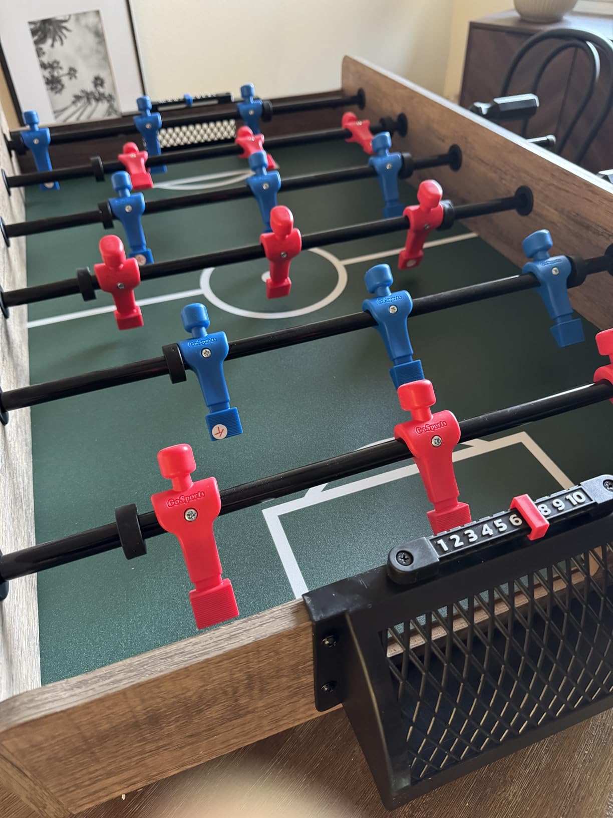 GoSports 32 Inch Tabletop Foosball Game Set - Oak or Black | Tabletop, Foosball, Oak, Black customer photo 2
