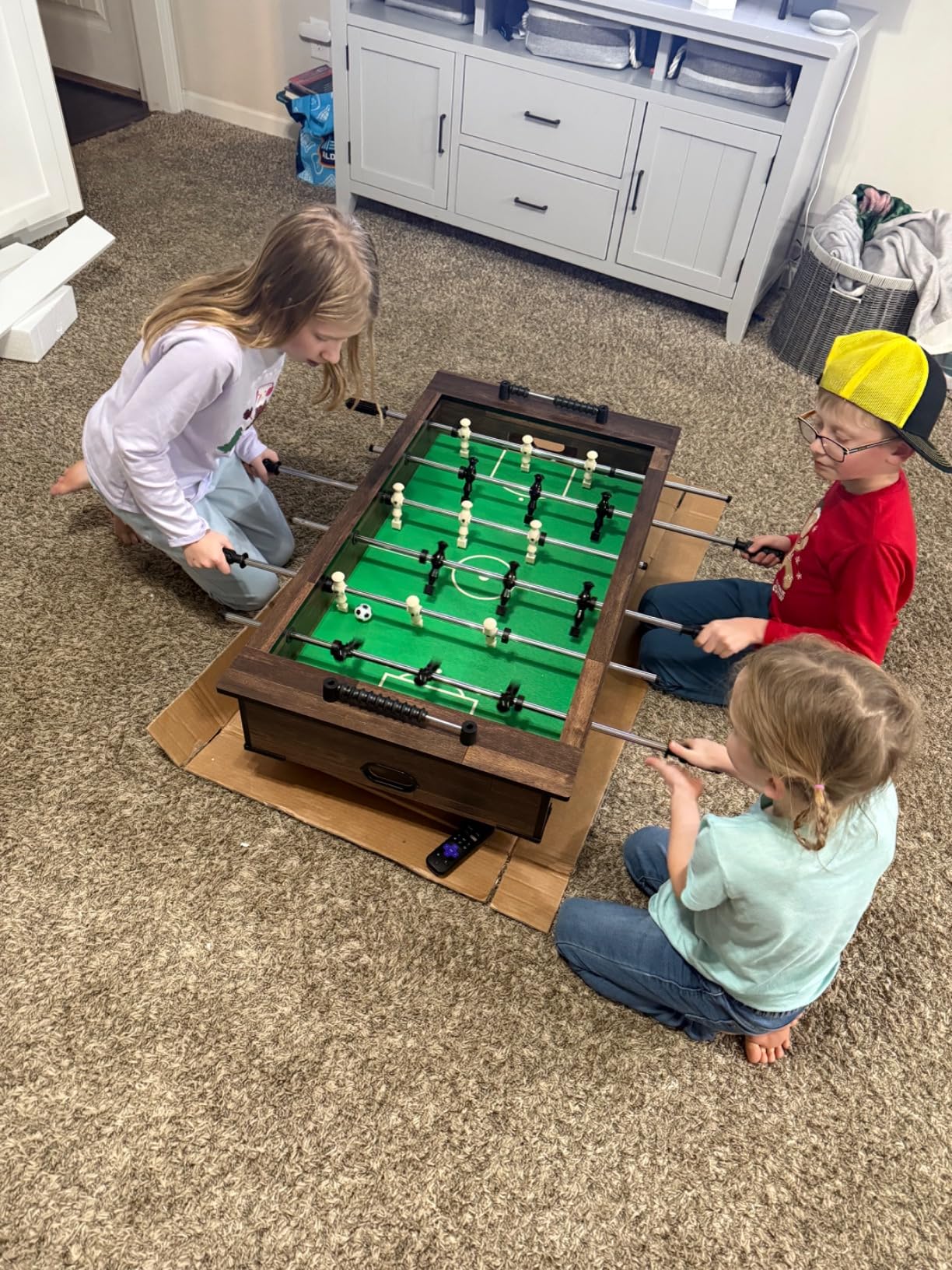 Best Choice Products 40in Tabletop Foosball Table, Compact Mini Arcade Table Hand Soccer for Kids and Adults, Home, Game Room w/ 2 Balls customer photo 1