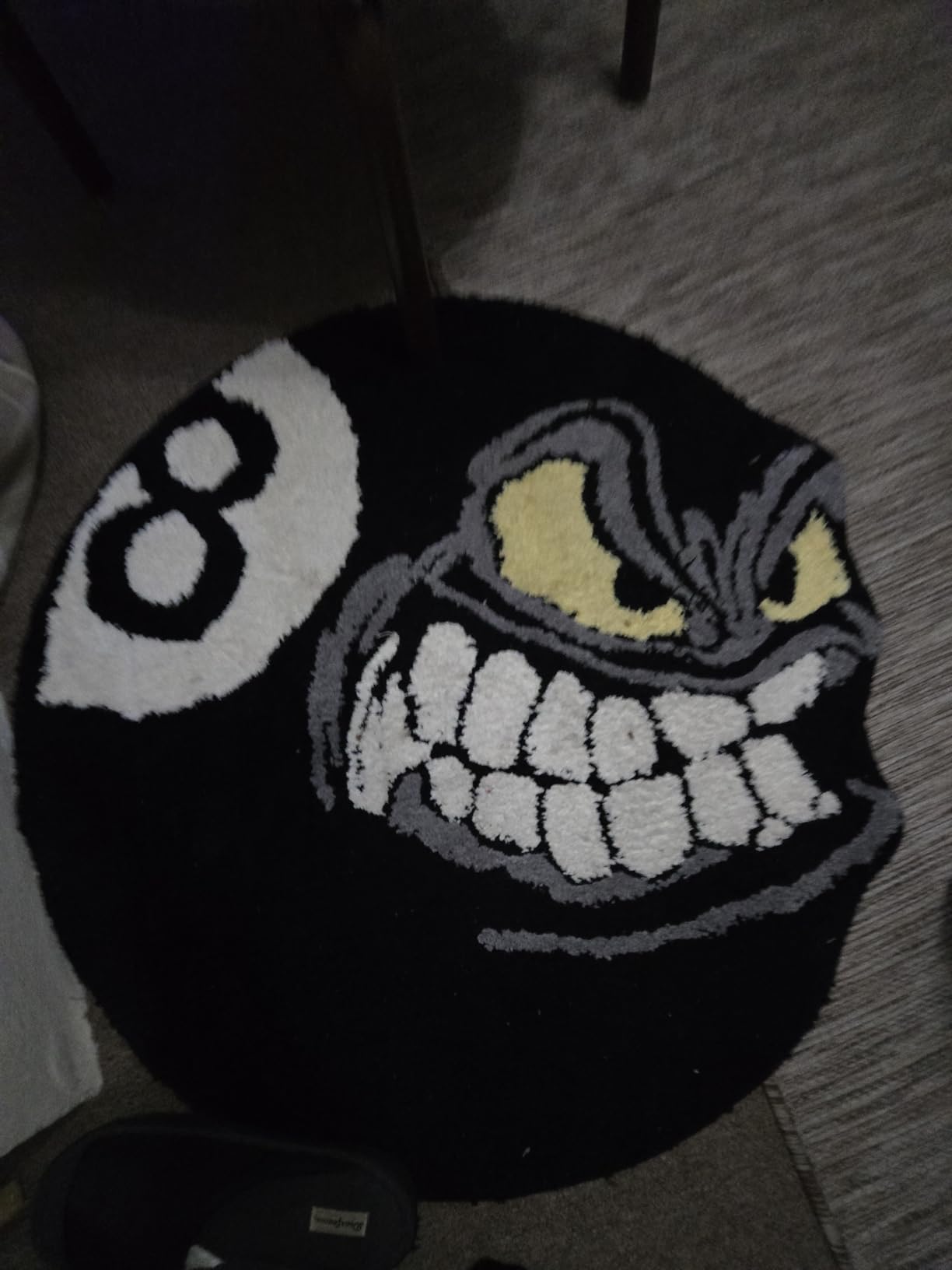 Angry 8 Ball Rug, 24