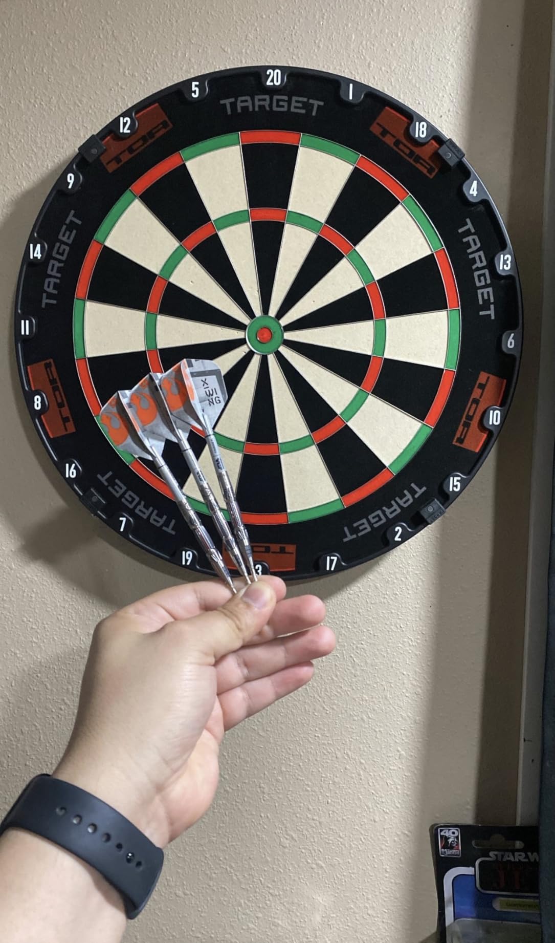Target Darts TOR Dartboard & Dart Board Bundles | Competition Standard Steel Tip Board with Fixing Kit customer photo 2