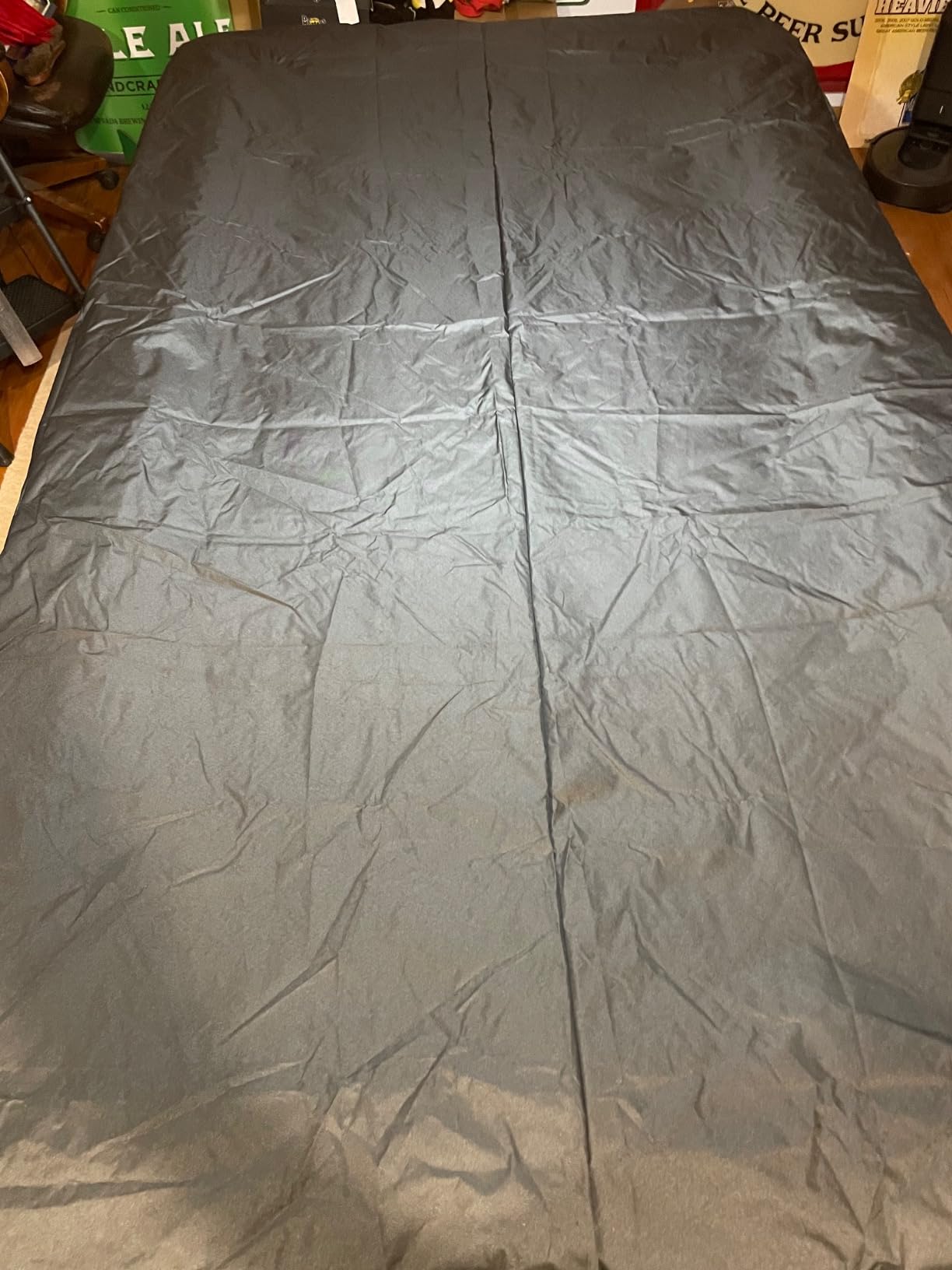Zettum Pool Table Cover - Billiard Table Covers, 600D Waterproof Covers for Billiard Pool Table, Heavy Duty Scratched-Free UV Protection Snooker Furniture Table Cover - 8 Feet customer photo 2