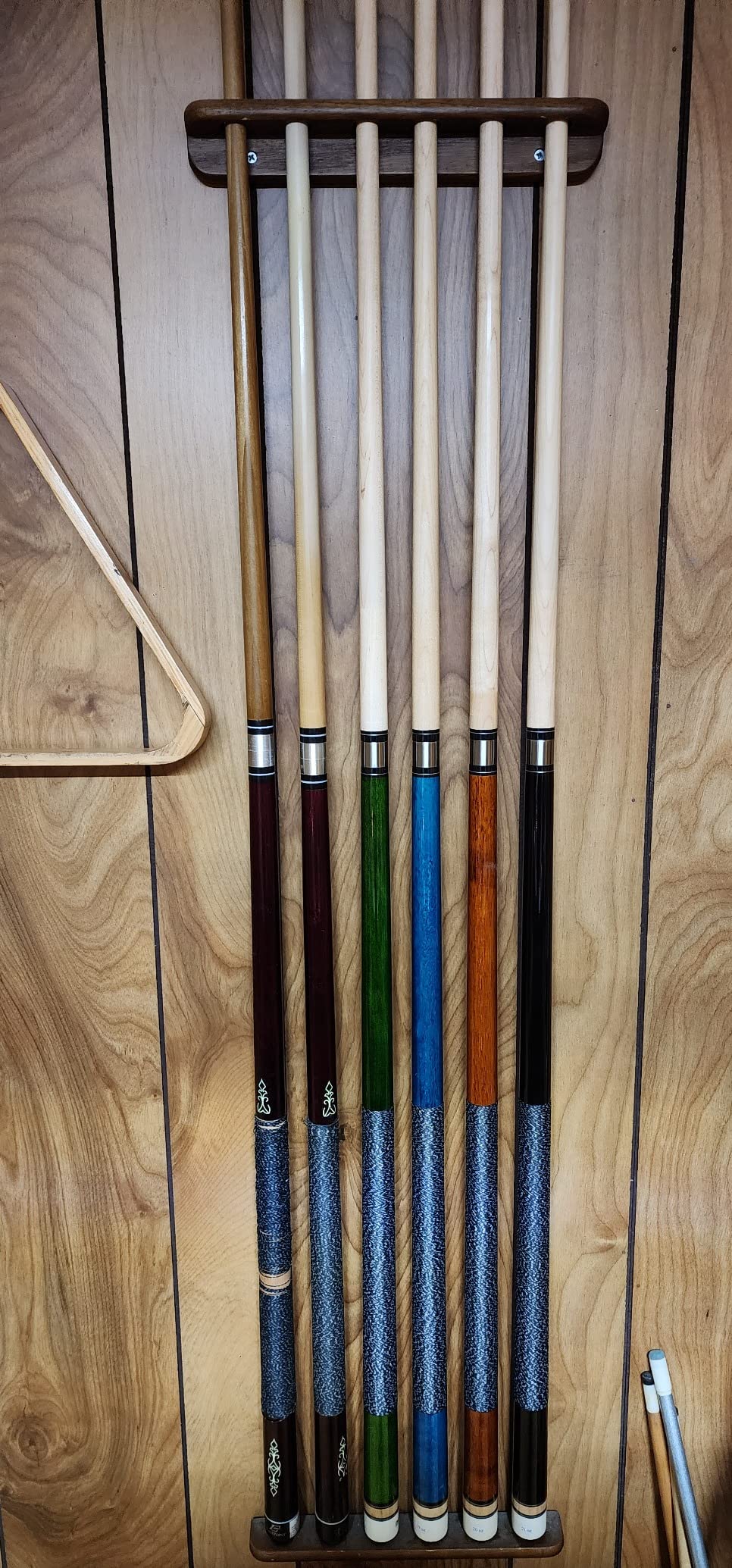 3-Piece Heavy Jump Break Cue Stick 24-25 oz, Canadian Maple Wood 14mm Crystal Tip for Jumping or Breaking customer photo 2