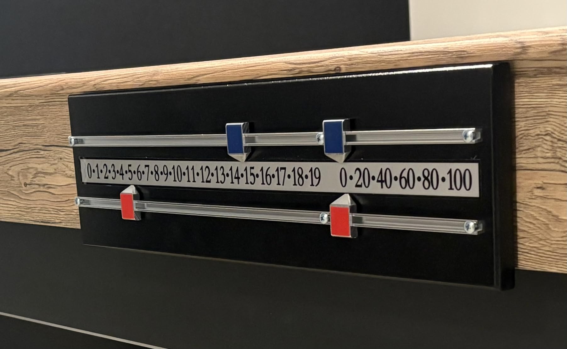 Barrington Billiards 9ft Wentworth Shuffleboard Table with Scratch-Resistant Black Playfield and 8-Puck Set Perfect for Game Rooms customer photo 2