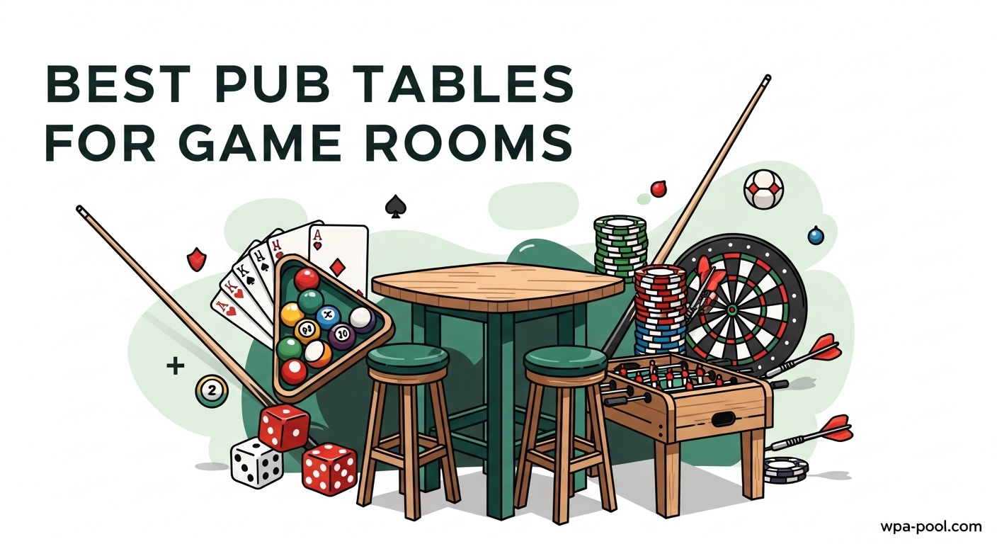 Best Pub Tables for Game Rooms