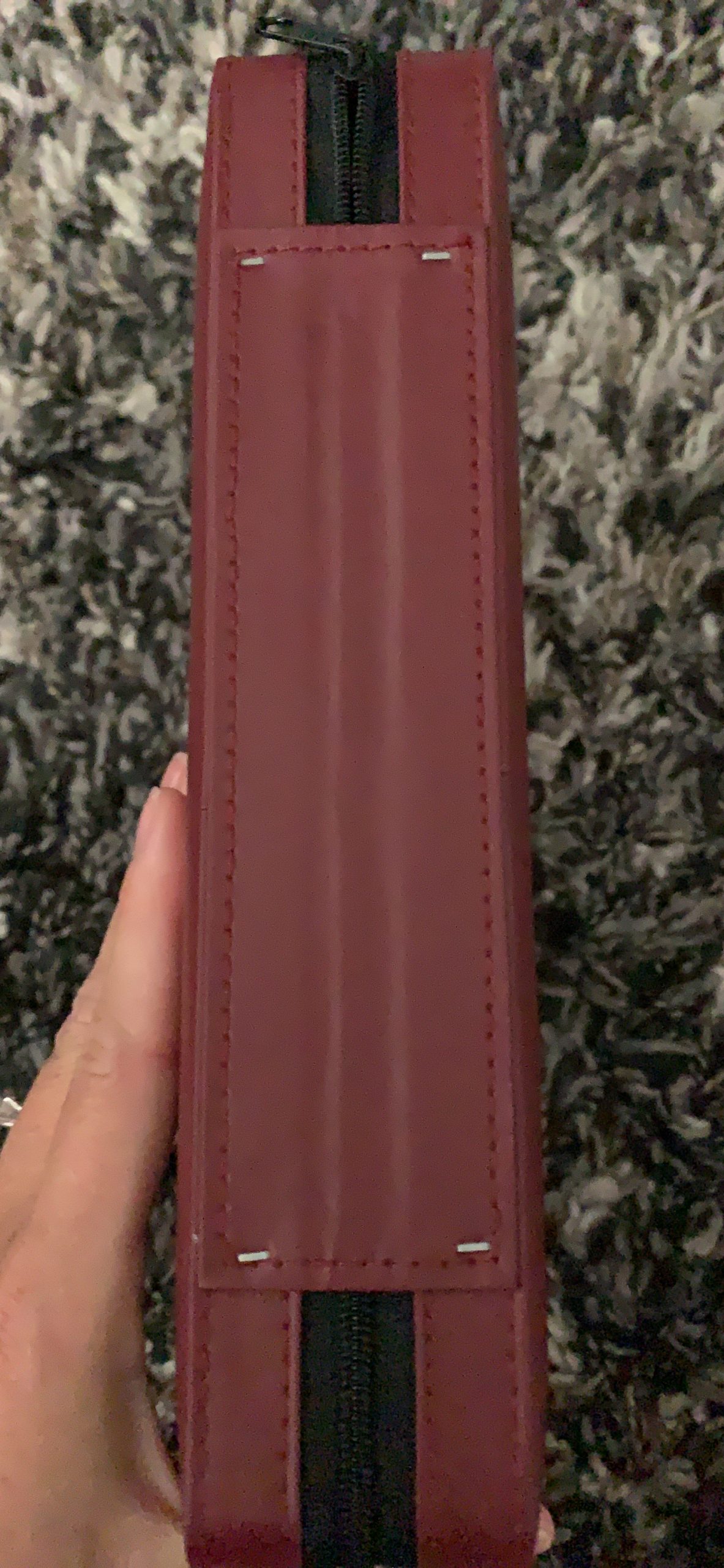 WE Games Backgammon Set, Board Games for Adults - Travel Games - Magnetic with Burgundy Leatherette Backgammon Board and Carrying Strap - Travel Backgammon Sets for Adults customer photo 2