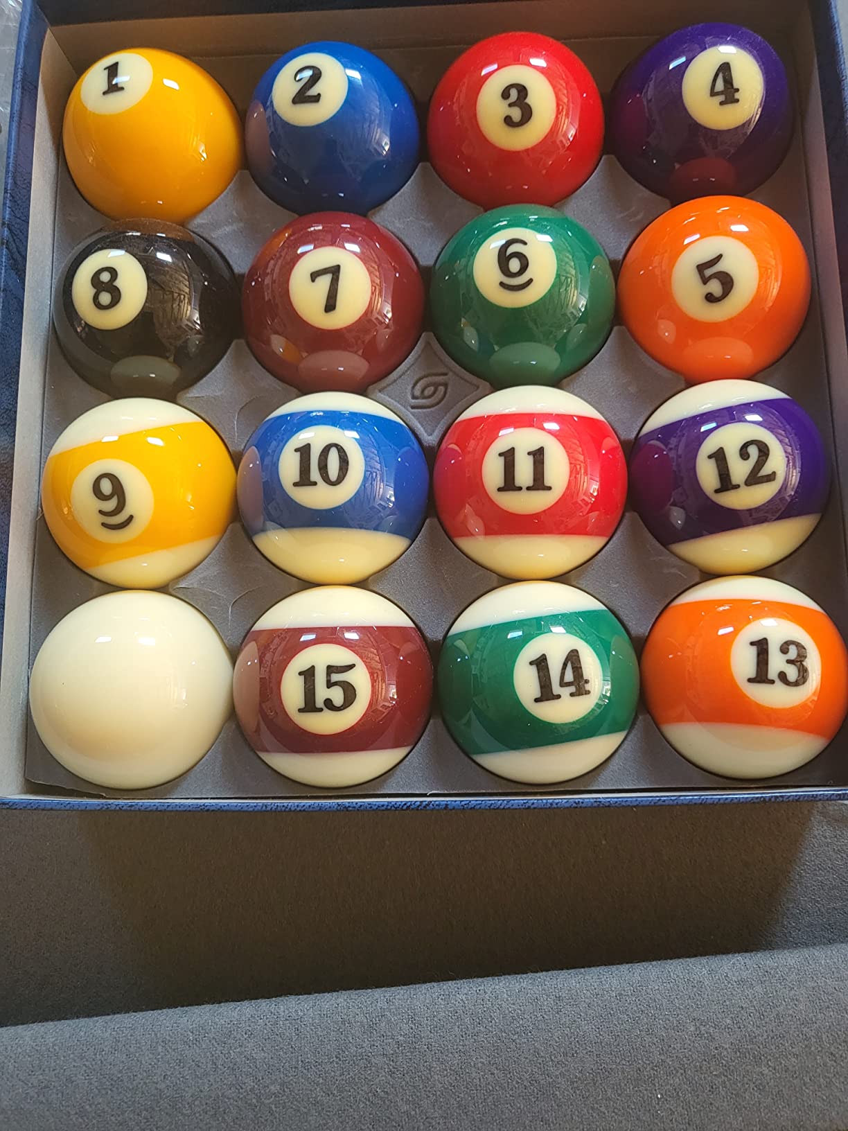 Aramith Pure Phenolic Pool Balls Regulation Belgian Made Billiard Ball Set - Super Aramith customer photo 2