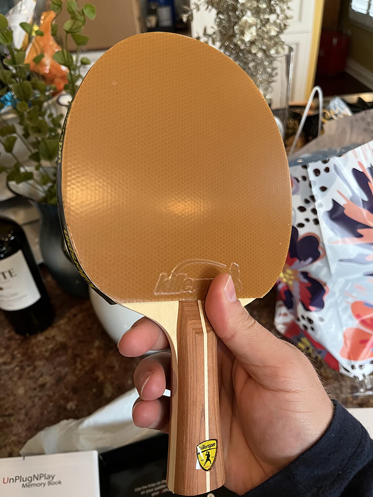 Killerspin JET200 Ping Pong Paddle, Table Tennis Racket, Table Tennis Equipment for Beginners, Table Tennis Paddle with Wood Blade, Jet Basic Rubber Grips customer photo 2