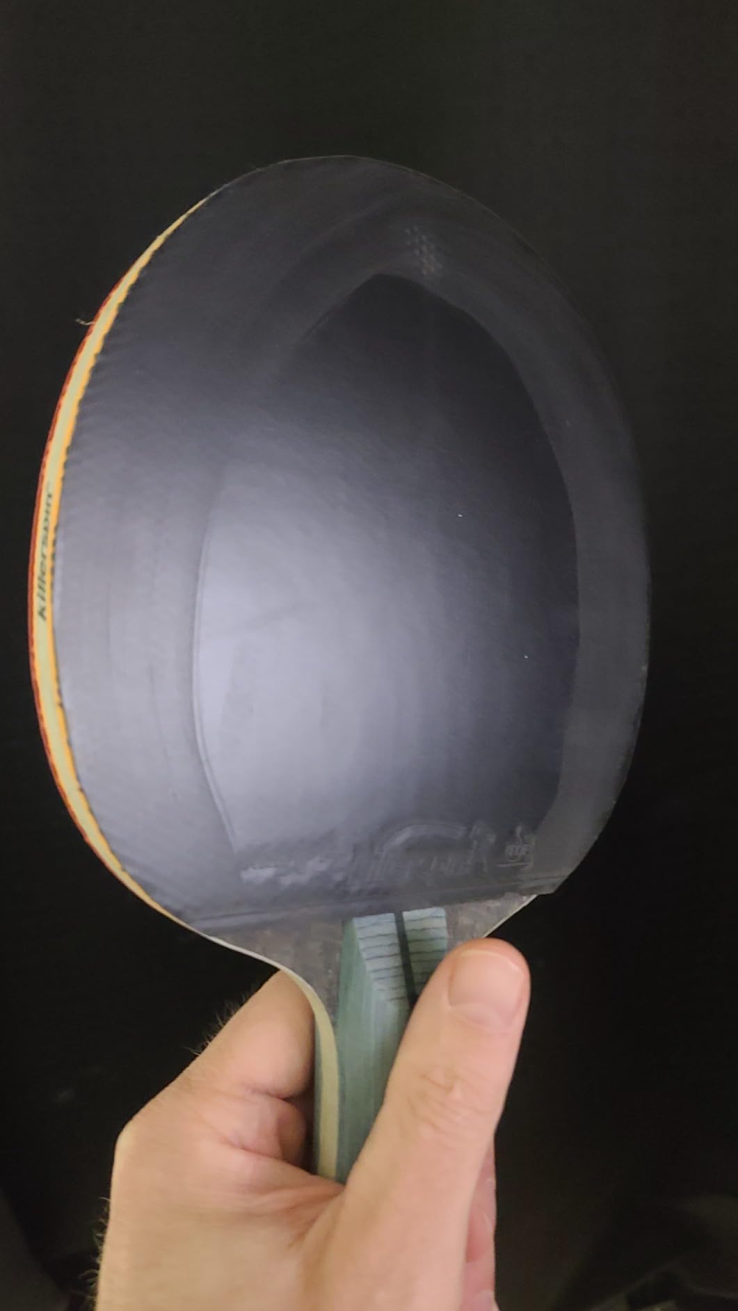 Killerspin Jet 600 Spin N2 Ping Pong Racket - Advanced Table Tennis Racket, 5 Layer Wood Blade, Nitrx-4Z Rubbers, Flared Handle customer photo 2