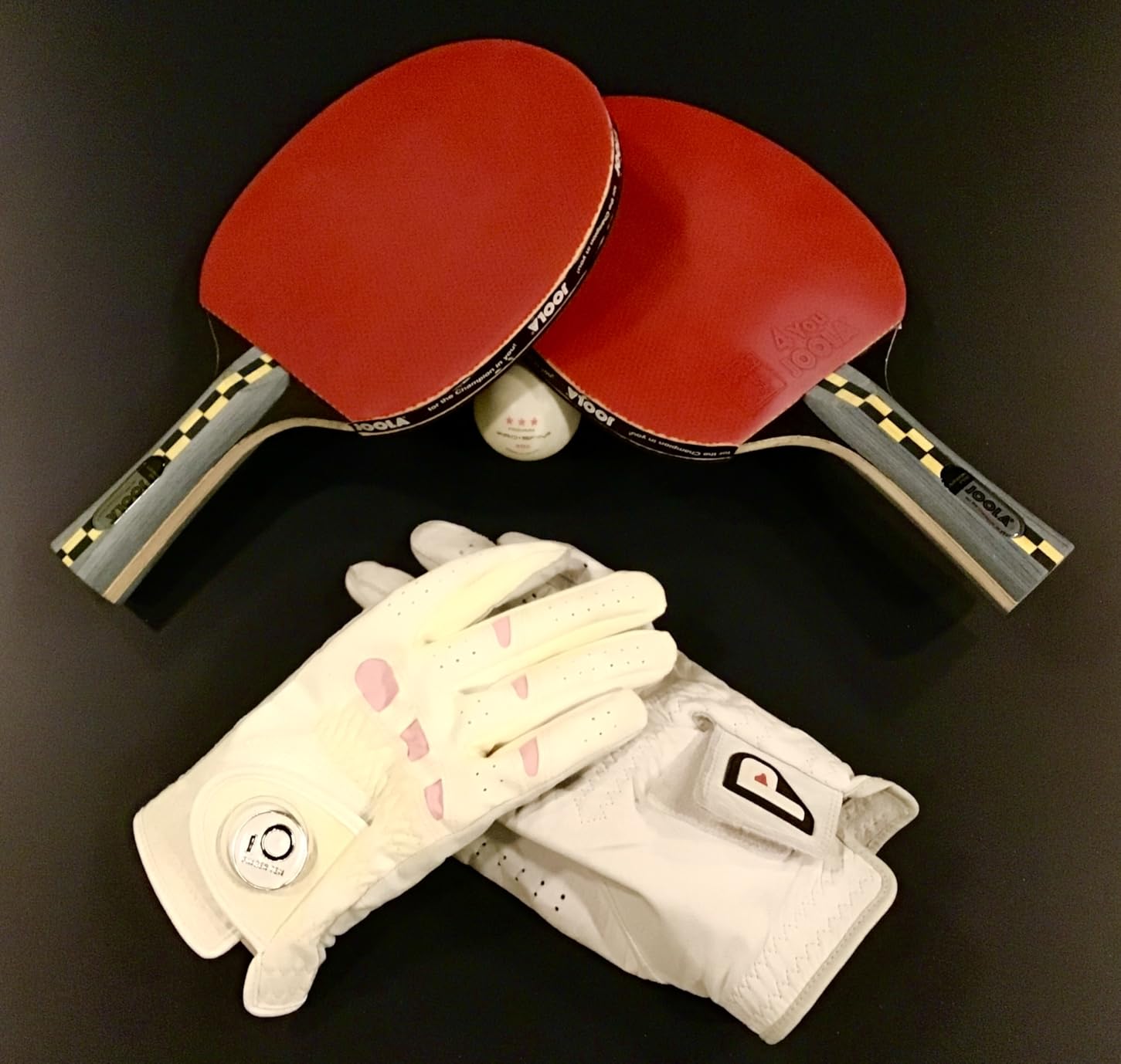 JOOLA Carbon Pro Professional Ping Pong Paddle - Racket with Carbonwood Technology & Red/Black JOOLA 4 You Rubber - Table Tennis Racket Designed for Speed customer photo 1