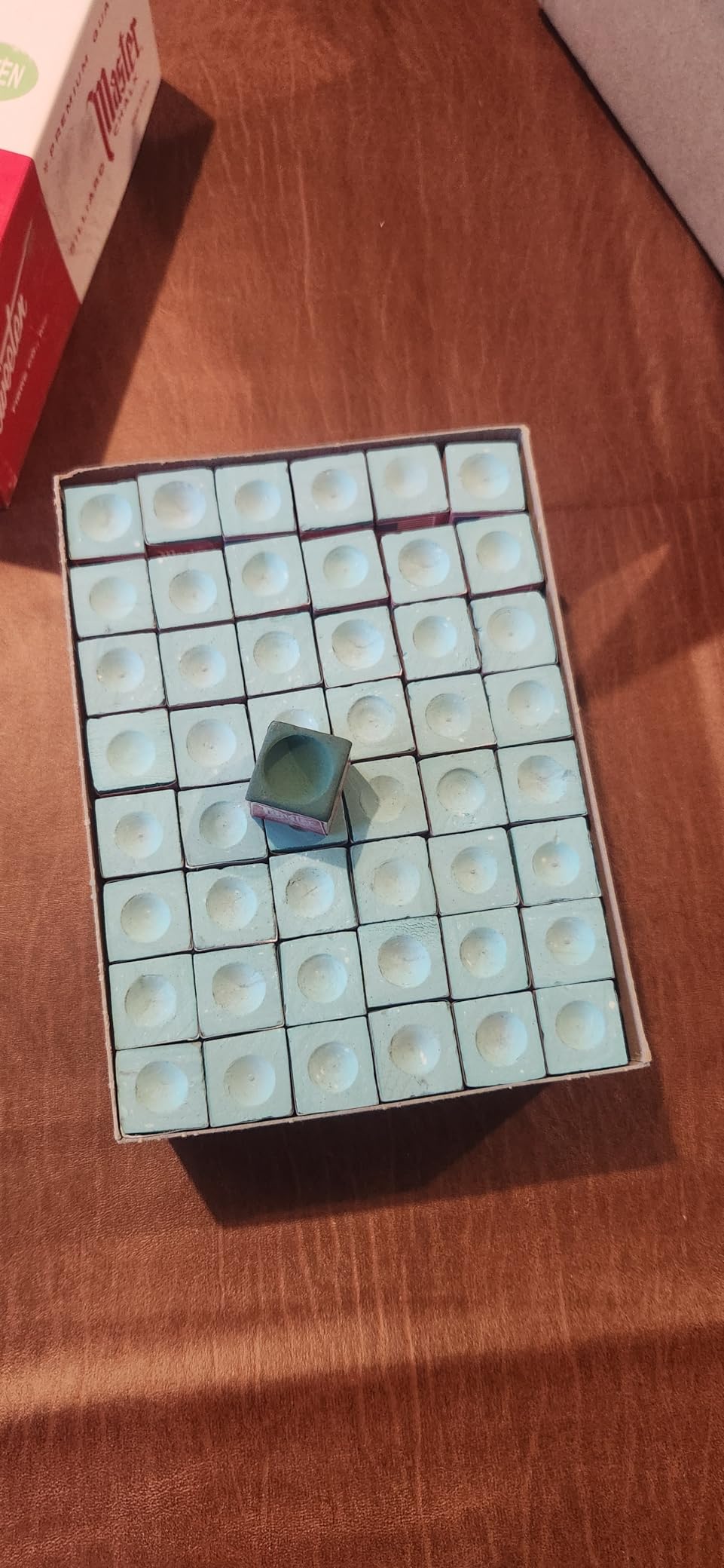 Master Billiard/Pool Cue Chalk, Gross Box, 144 Cubes customer photo 2