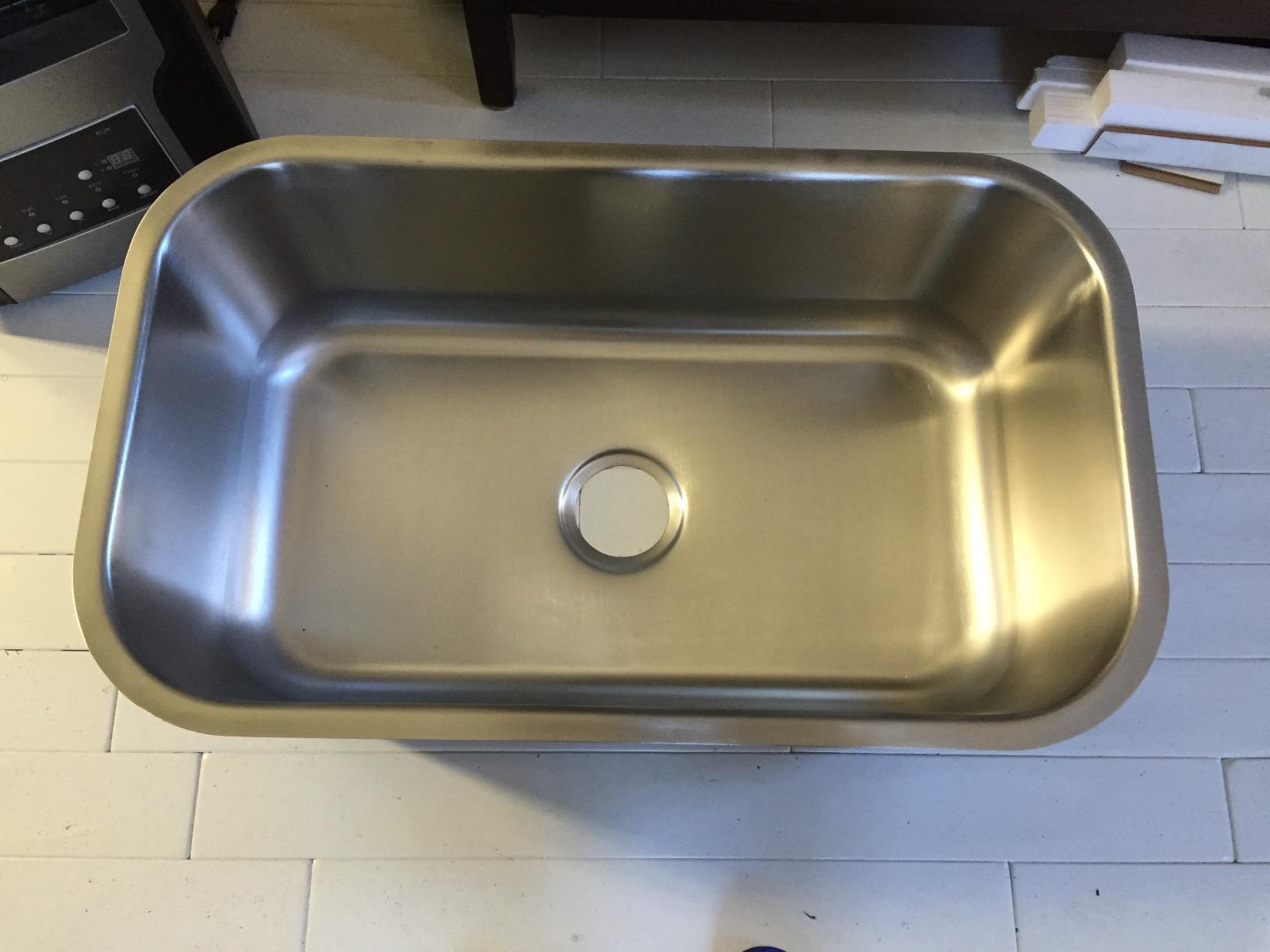 Kingston Brass Gourmetier GKUS16168 Undermount Single Bowl Bar Sink 16-Inch-Length by 16-Inch-Width by 8-Inch-Depth, 18 Gauge, Brushed Stainless Steel customer photo 2