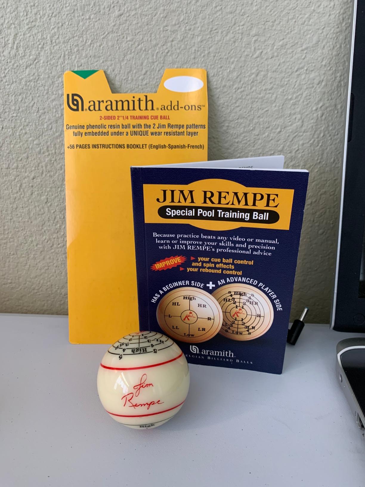 Aramith Jim Rempe Training Cue Ball 2-1/4