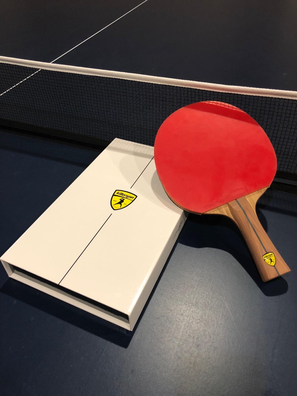 Killerspin Jet 800 Speed N2 - A Professional Grade Ping Pong Paddle - Competition Grade, Advanced Players, Red/Black customer photo 1