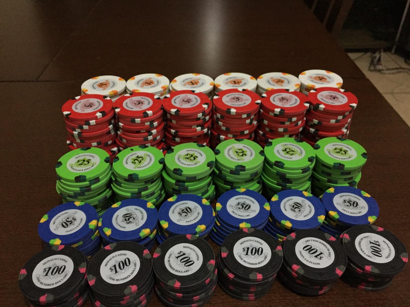 Poker Chips Set - 500pc Monaco Casino 13.5g Clay Poker Chips Set by Versa Games customer photo 2