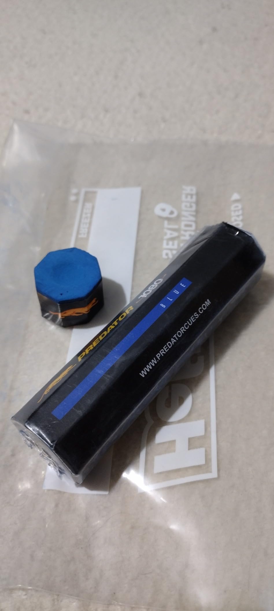 PREDATOR 1080 Performance Billiard Chalk - Blue - 5 pc Tube customer photo 2