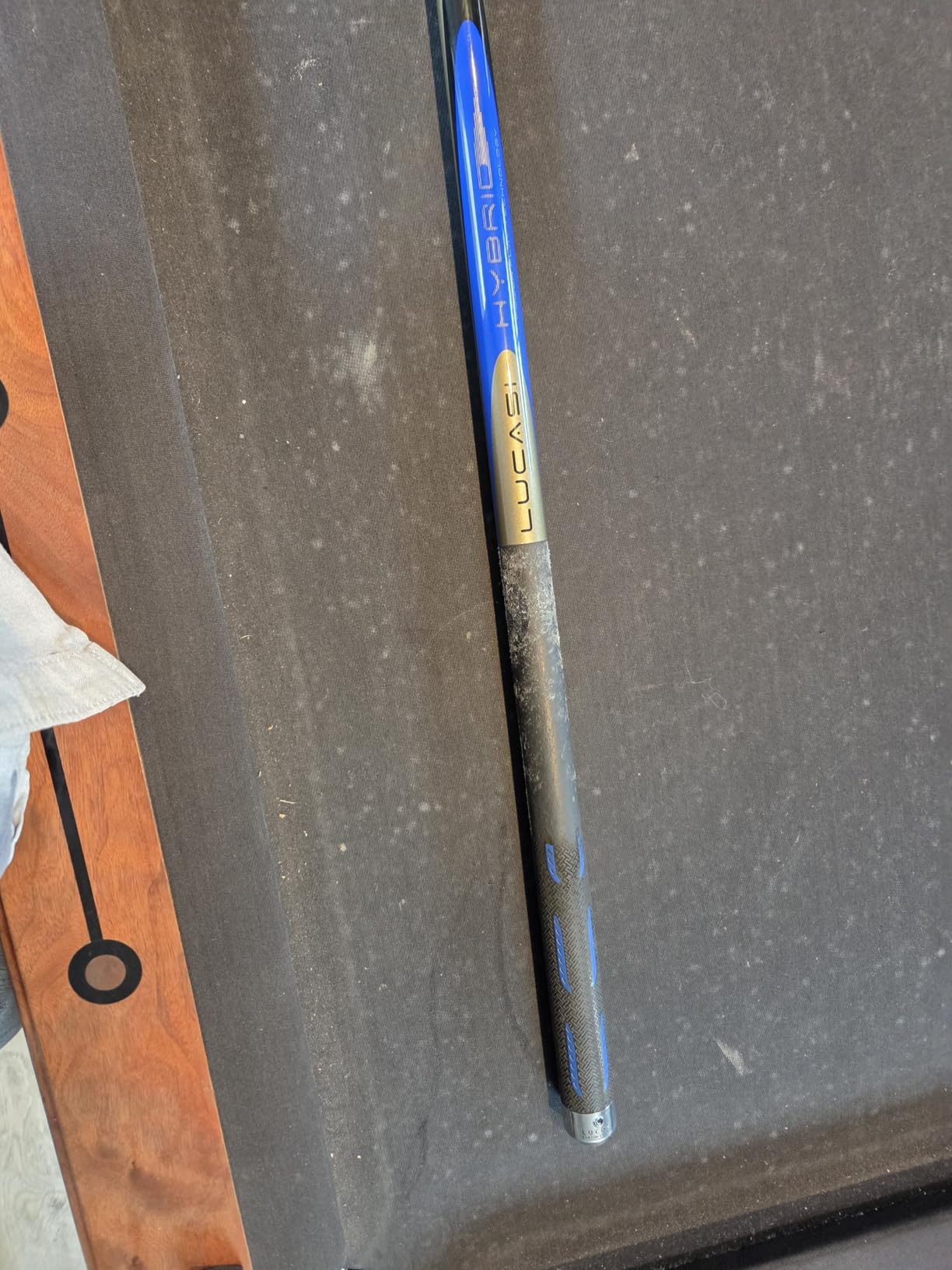 L-H10 Original Genesis Blue and Metallic Silver Golf Style Technology Cue customer photo 2
