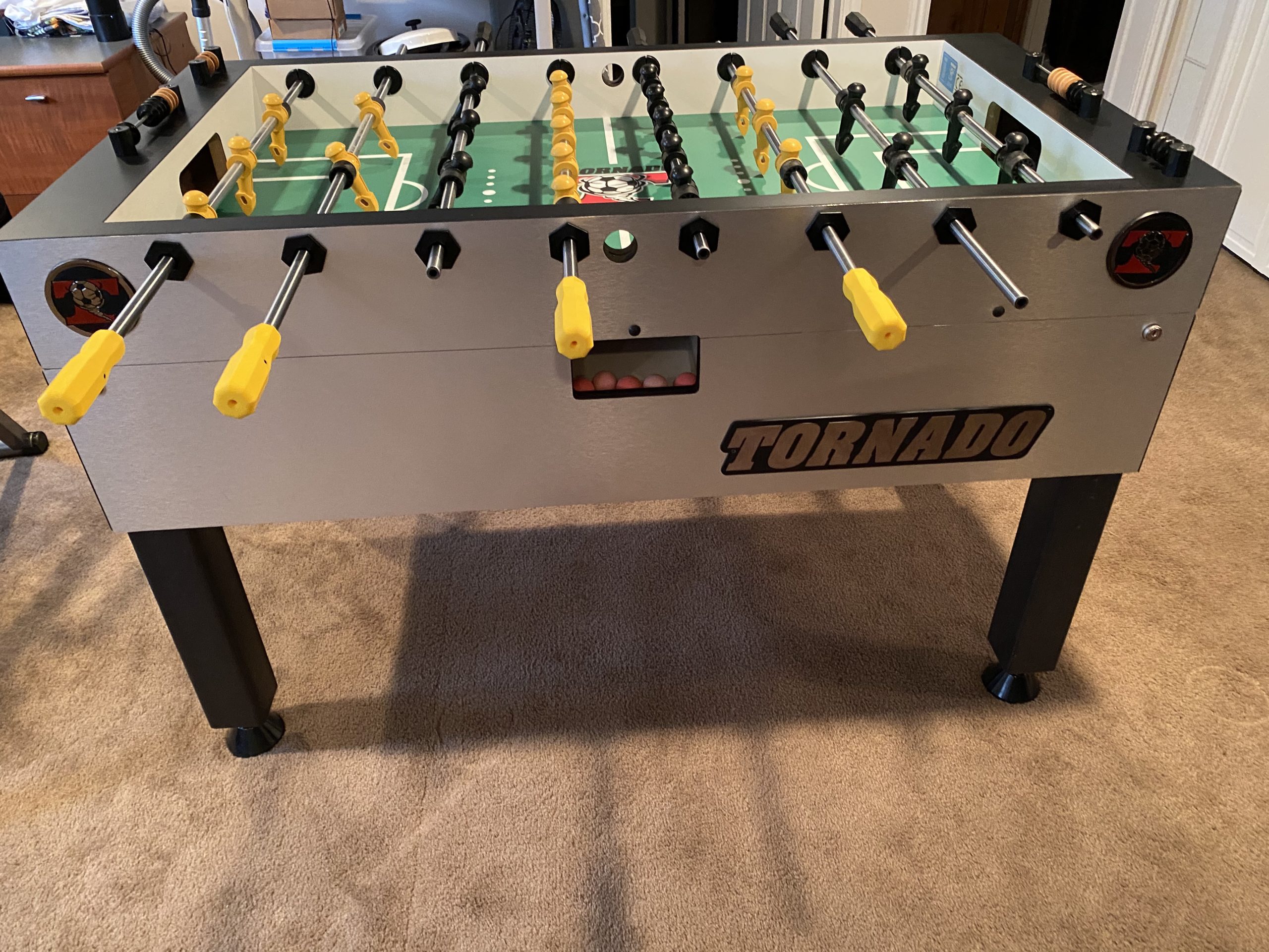 Tornado Tournament 3000 Foosball Table - Made in the USA - Commercial Quality for the Home - Incredible Table Soccer Game customer photo 3