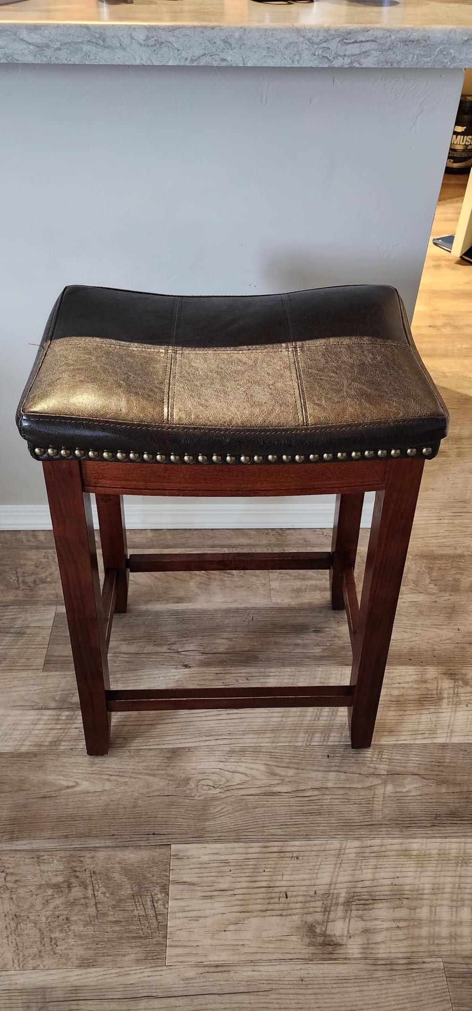 Linon Claridge Counter Stool, Black, 26
