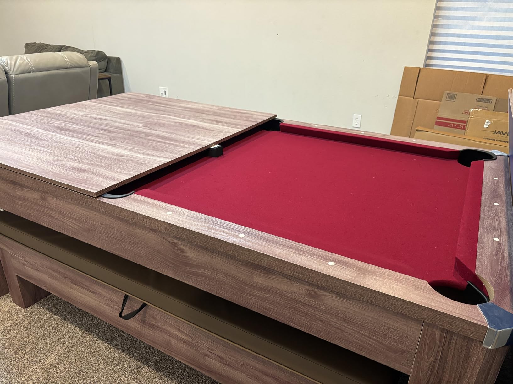 Pool Table Combo Set with Benches customer photo 1