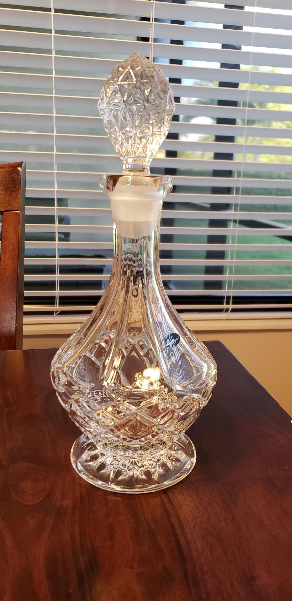 Amlong Crystal Lead-Free Crystal Liquor Decanter with Stopper, Round customer photo 2
