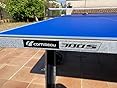 500 Indoor Table Tennis Table- Folding & Compact - 22mm Chipboard Top - Racket & Ball Holders - Blue customer photo 1