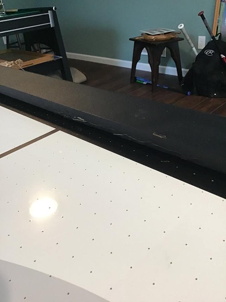 Atomic Top Shelf 7.5' Air Hockey Table - Arcade Style Table with 120V High-Power Motor, LED Lumen-X Lighting, High-Speed PVC Play Surface & LED Accessories customer photo 2