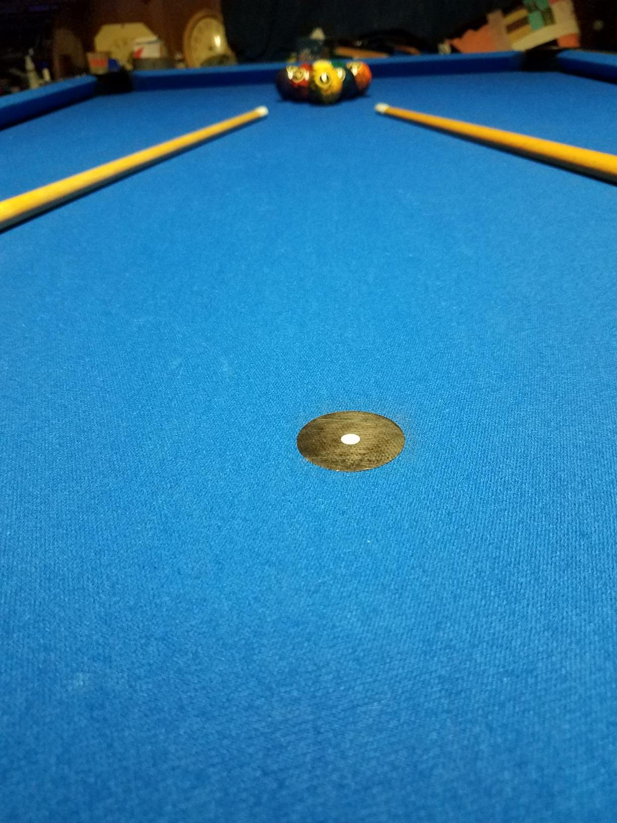 Set of 10 Pool Table Spots That Stick - Made in USA customer photo 1