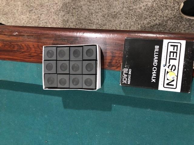 Felson Pool Chalk Cubes | Pool Table Accessories for Table Billiards | Pool Cue Chalk & Storage Box customer photo 1