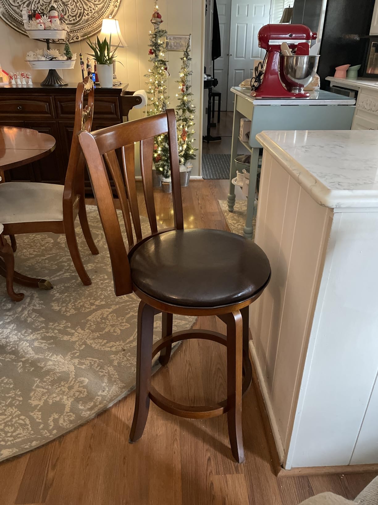 Hillsdale Furniture Savana Wood Bar Height Stool, 30